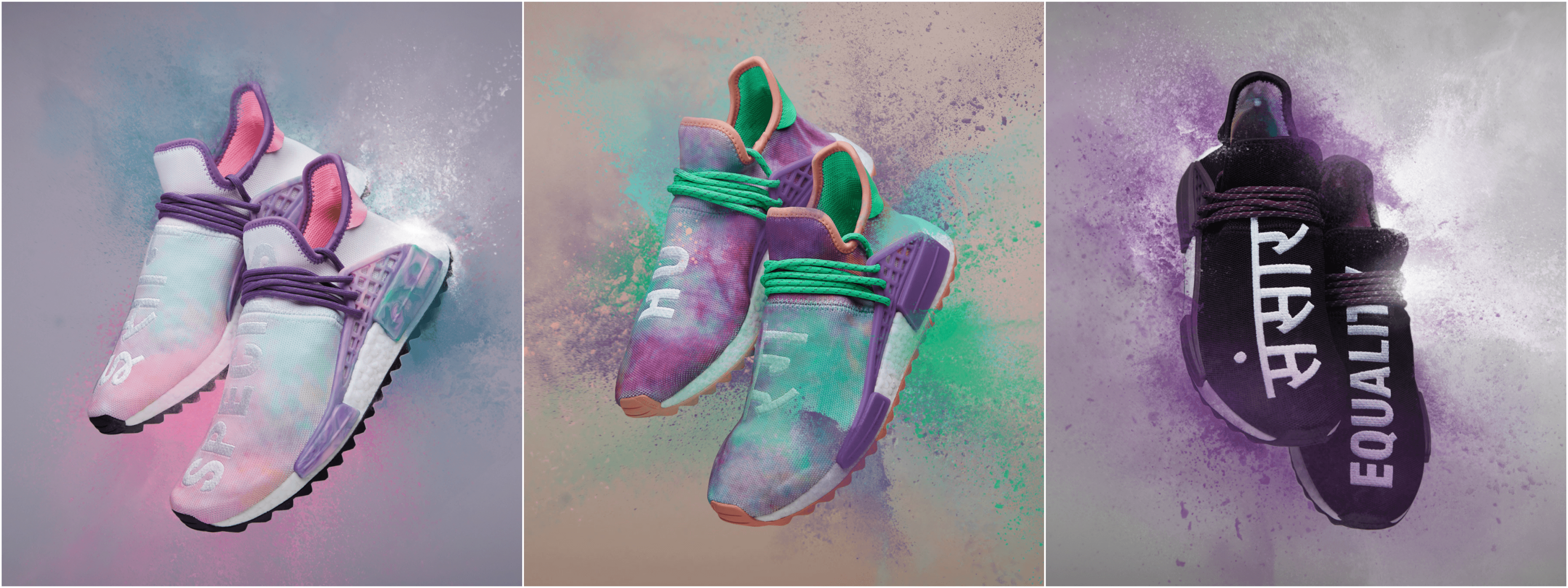 Sneaker Adidas NMD Human Race, 3999x1500 Panoramico, Smart TV 4K