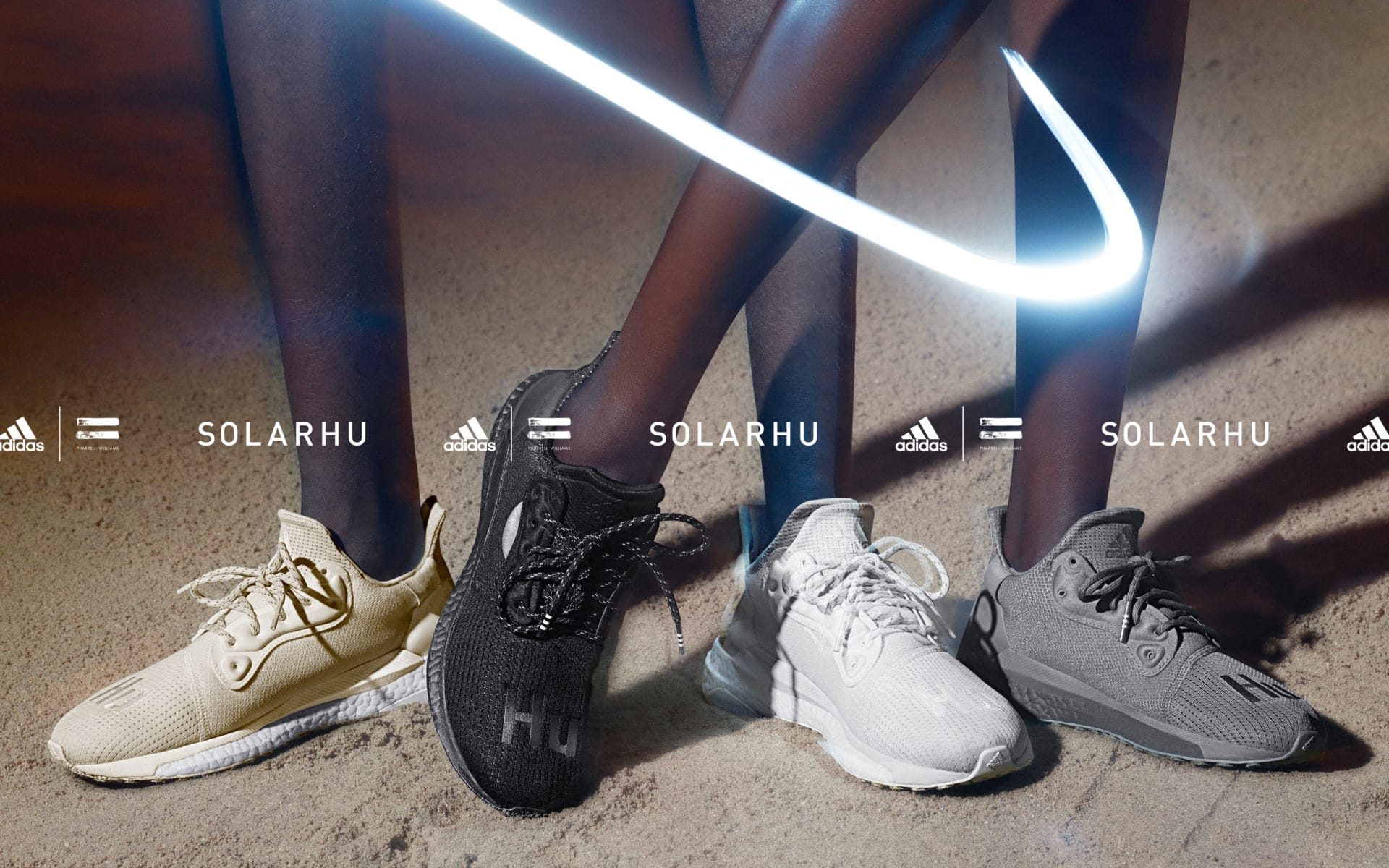 Sneaker Adidas SolarHu quattro colori, 1920x1200 Full HD+, Laptop