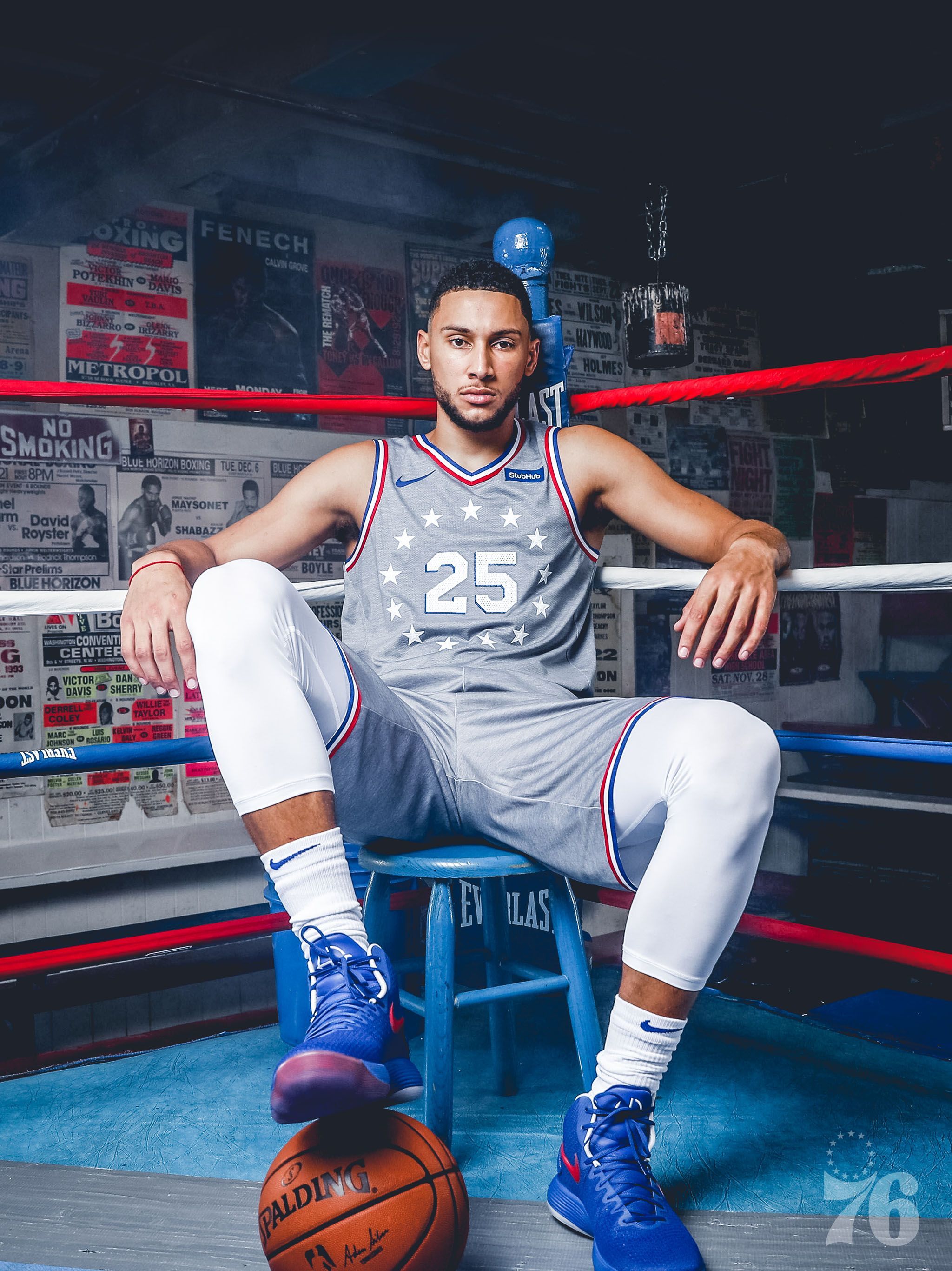 Giocatore Philadelphia 76ers numero 25, 2048x2732 Verticale, Telefono