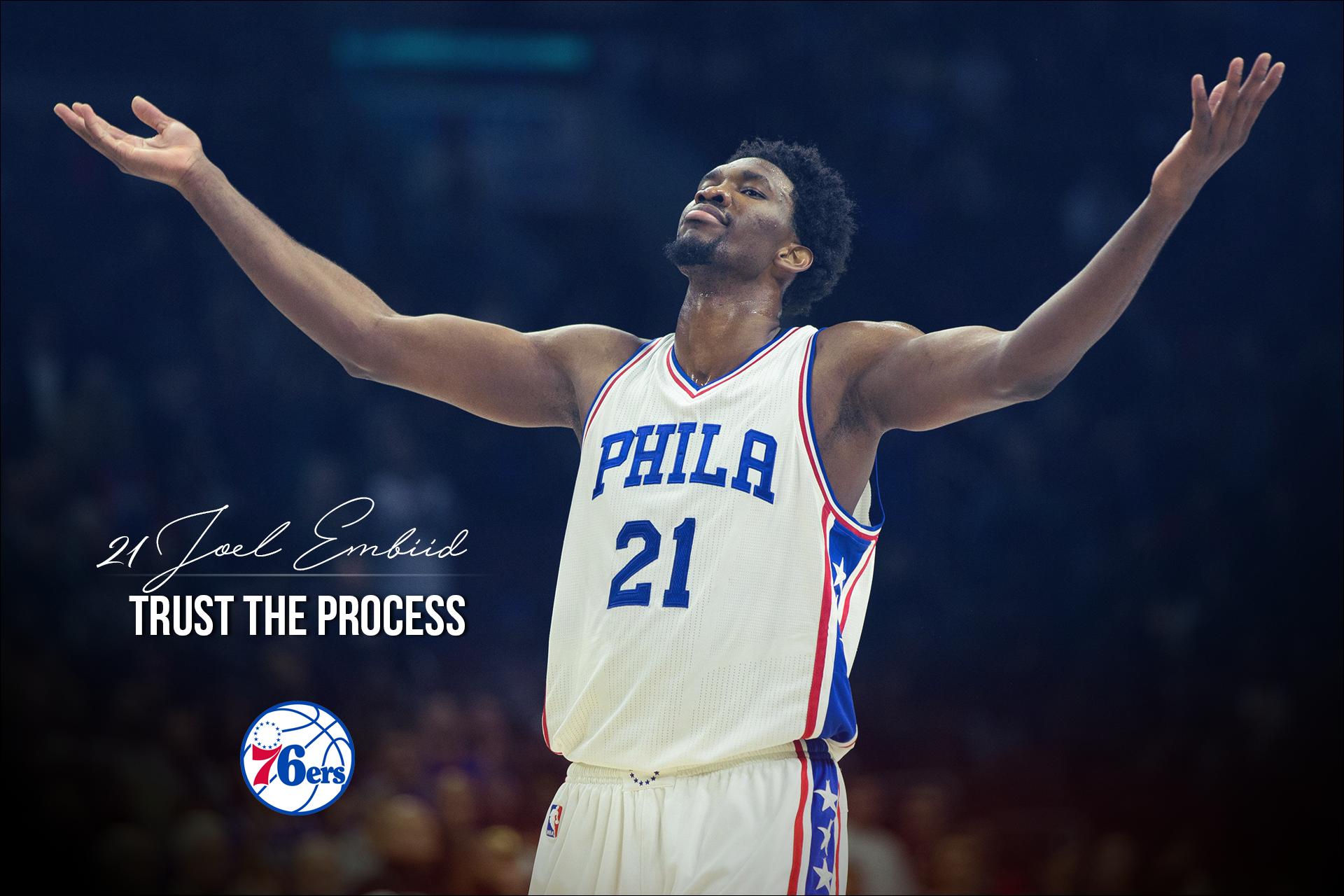 Joel Embiid Philadelphia 76ers, 1920x1280 Full HD+, PC