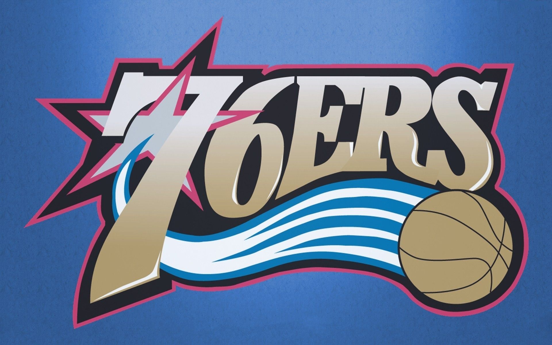 Logo Philadelphia 76ers basket, 1024x768 HD, PC