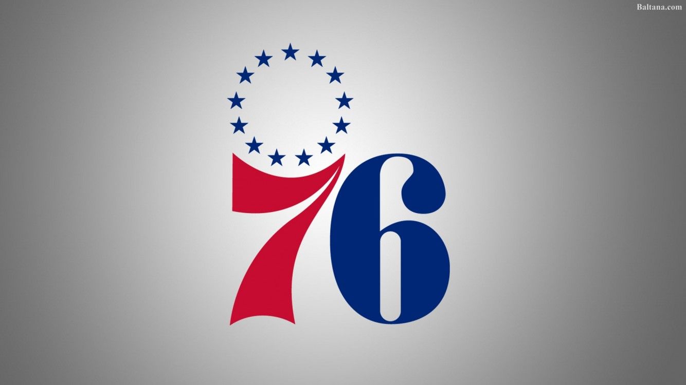 Logo Philadelphia 76ers dorato, 1024x768 HD, iMac