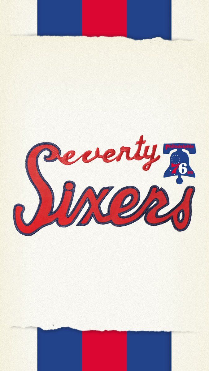 Logo Seventy Sixers 76ers, 675x1200 Verticale, Telefono