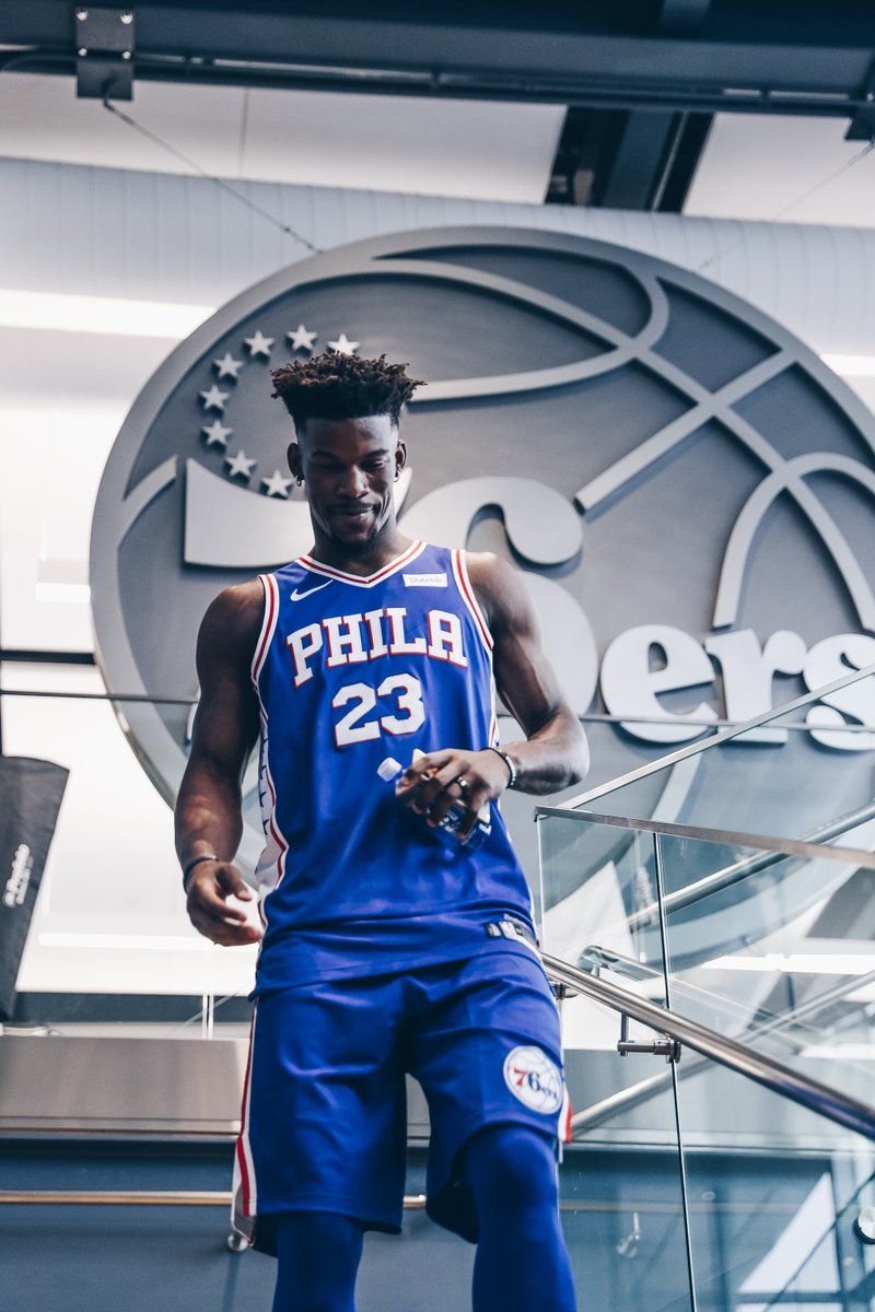 Giocatore Philadelphia 76ers maglia blu, 800x1200 Full HD Verticale, Samsung Galaxy
