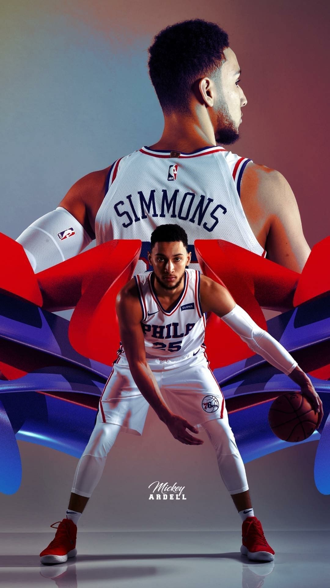 Giocatore NBA schiaccia canestro, basket americano, 1364x2048 Full HD Verticale, iPhone