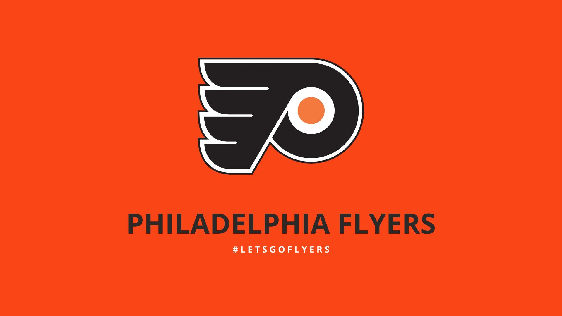 Logo Philadelphia Flyers hockey, 1024x768 HD, iMac