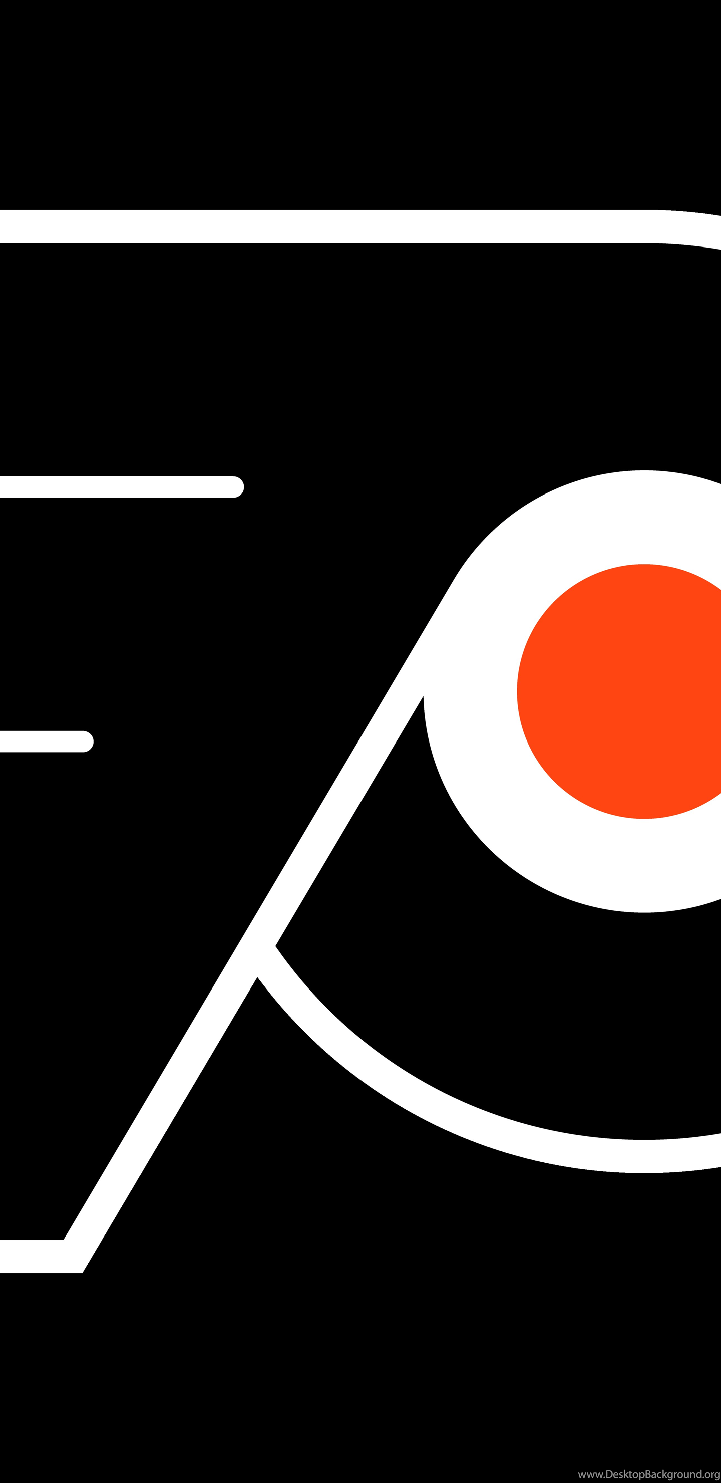 Logo Philadelphia Flyers minimalista, 1440x2960 Full HD Verticale, iPhone