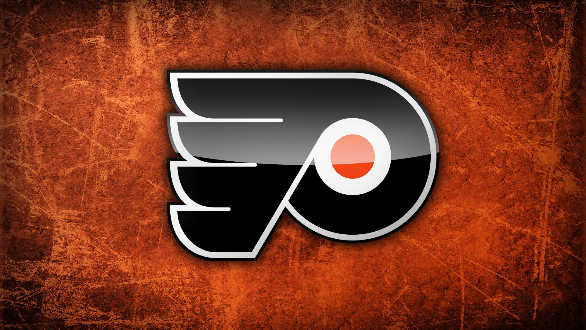 Logo Philadelphia Flyers arancione, 4500x8000 Full HD Verticale, iPhone Pro