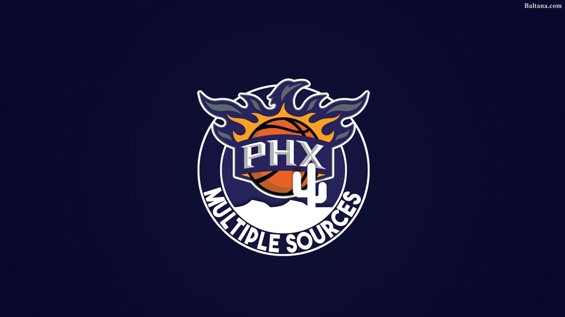 Logo Phoenix Suns basket, 1920x1080 Full HD, Desktop