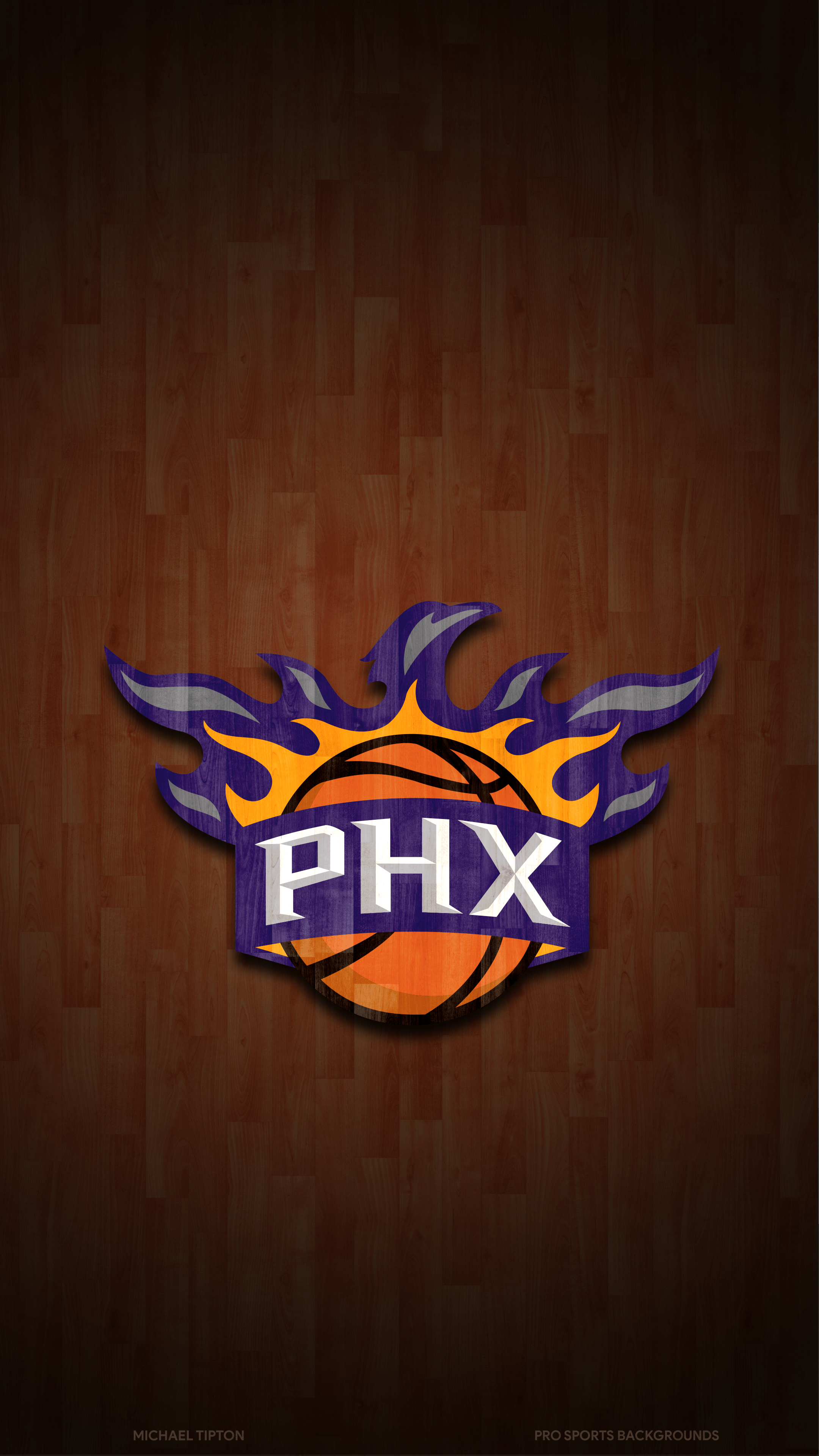 Logo Phoenix Suns basket, 2160x3840 Full HD Verticale, Google Pixel