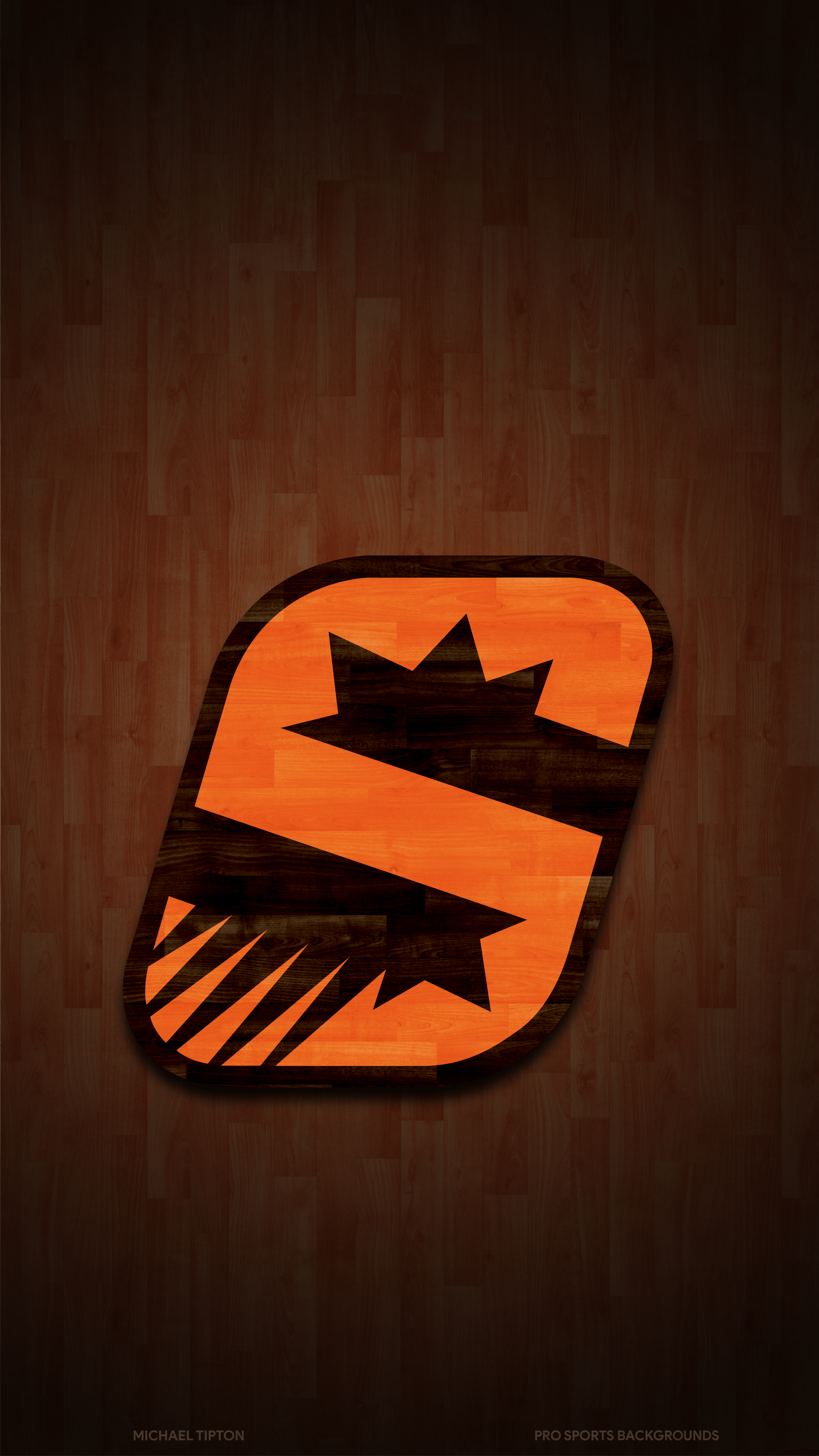 Logo Phoenix Suns arancione, 2160x3840 Full HD Verticale, Smartphone