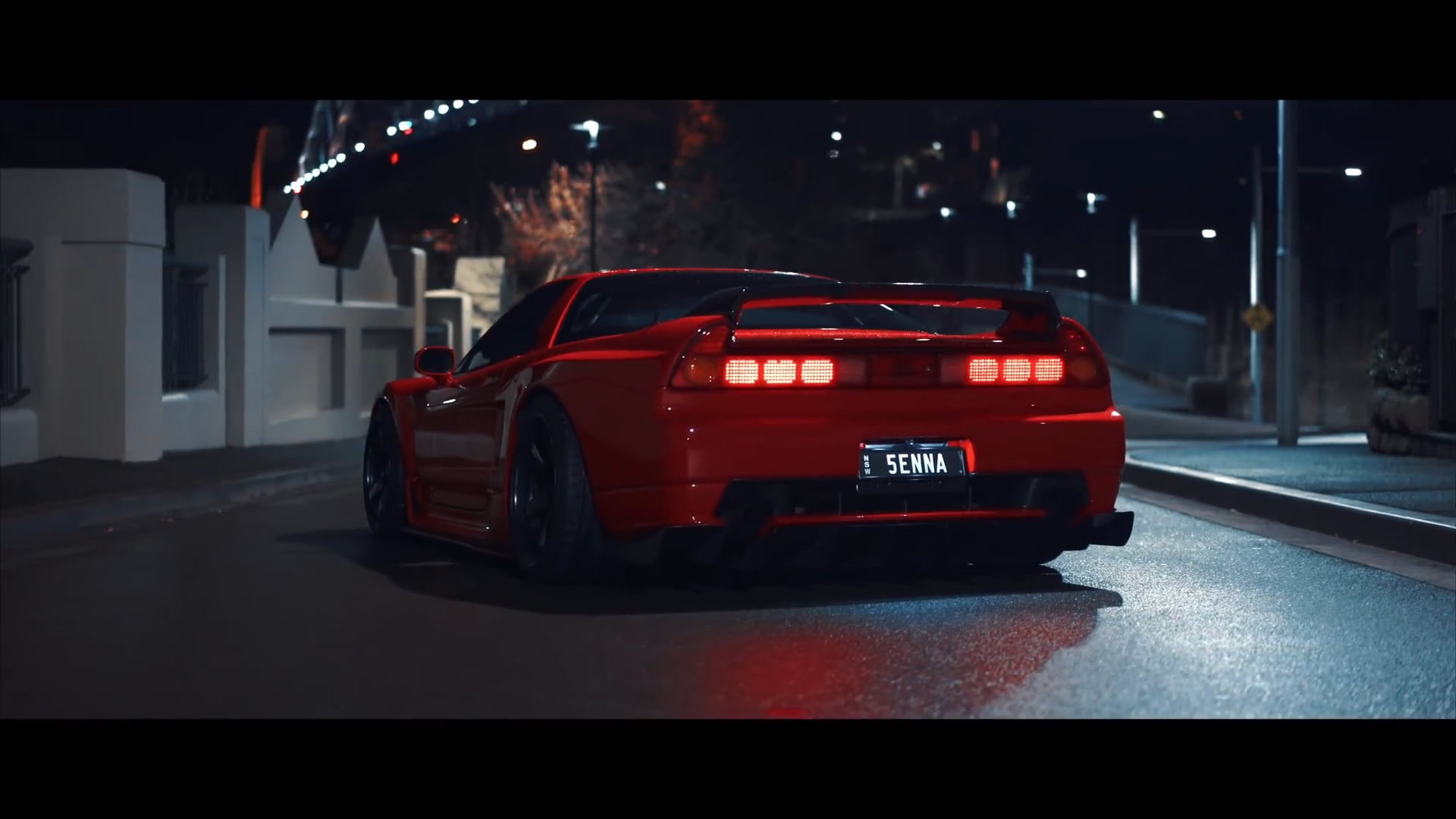 Auto sportiva rossa notturna, 1920x1080 1080p, PC Desktop