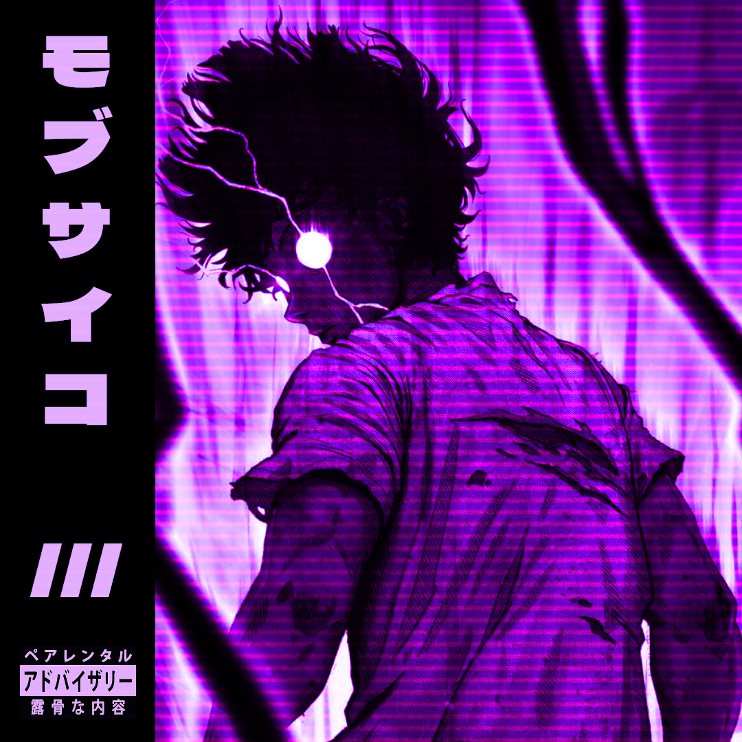 Mob Psycho 100 copertina viola, 1080x1080 HD, PC Desktop