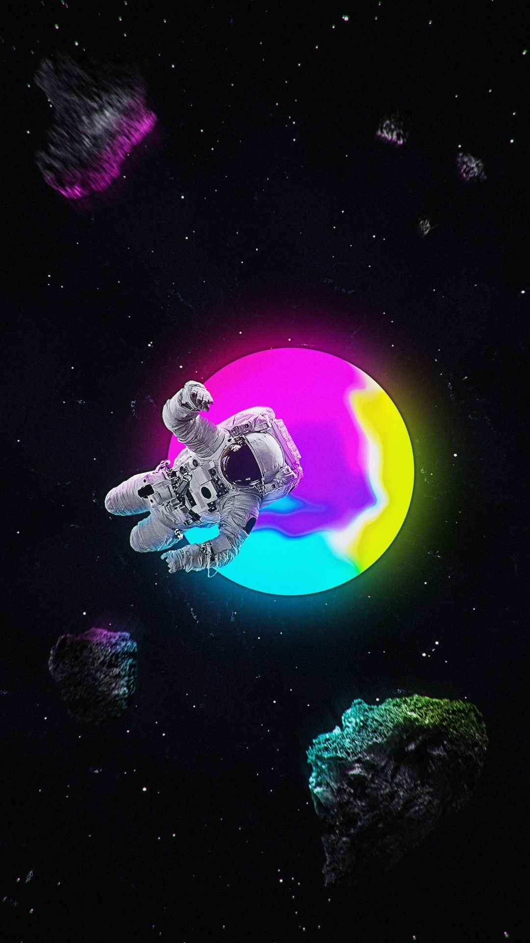Pianeti al Neon, 4000x2250 UHD, Monitor 4K