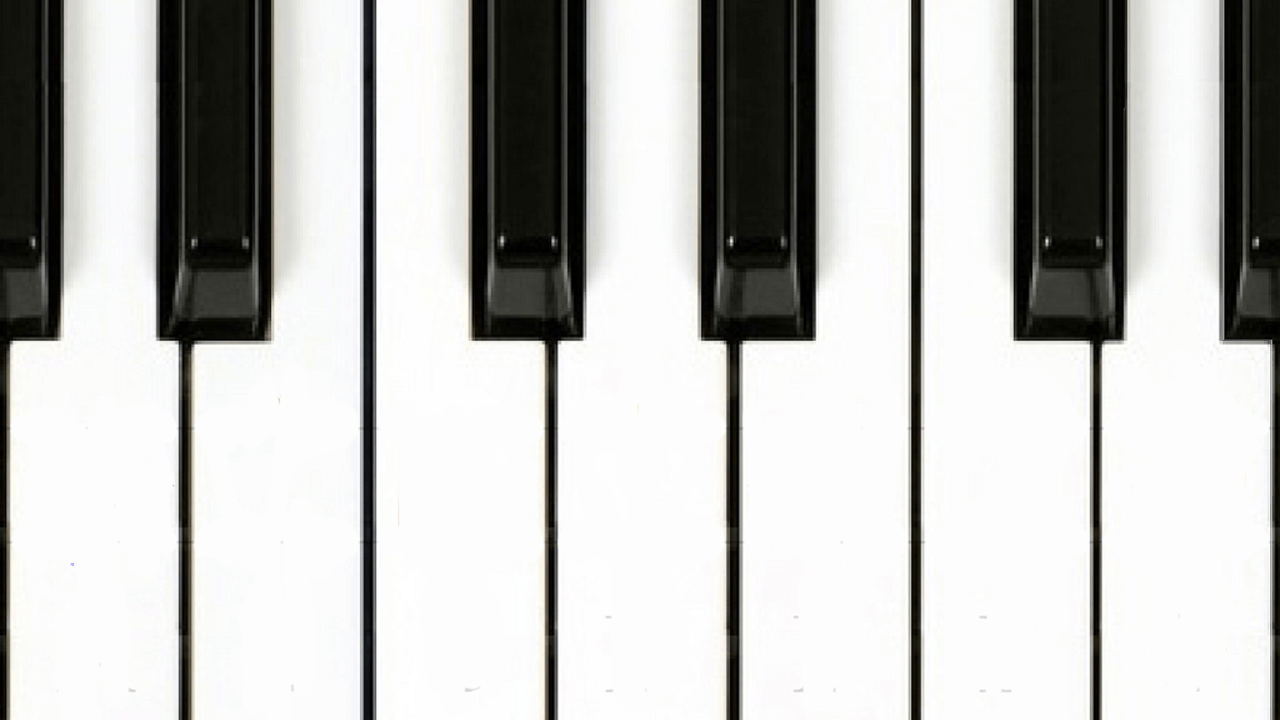 Tasti pianoforte bianco e nero, 1280x720 HD, Desktop