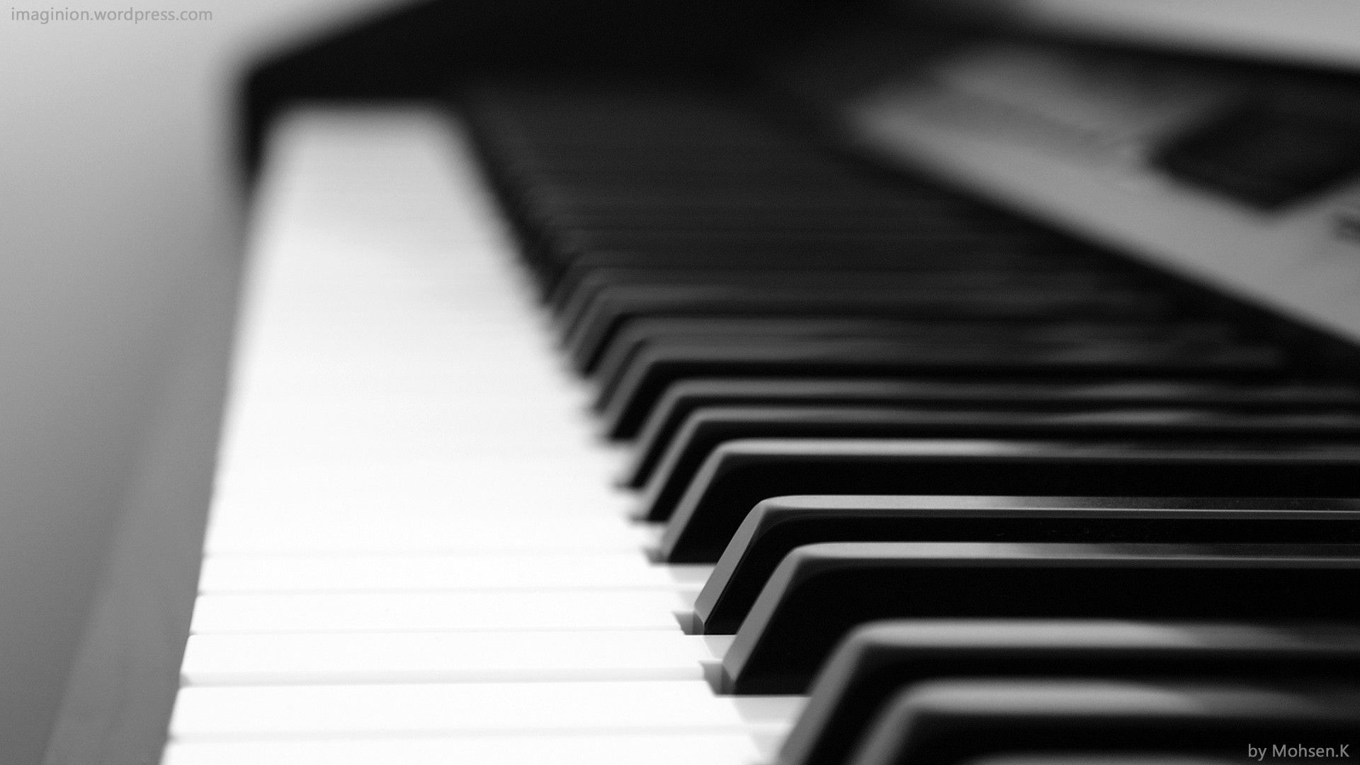 Tasti pianoforte bianco e nero, 1920x1080 Full HD, PC Desktop