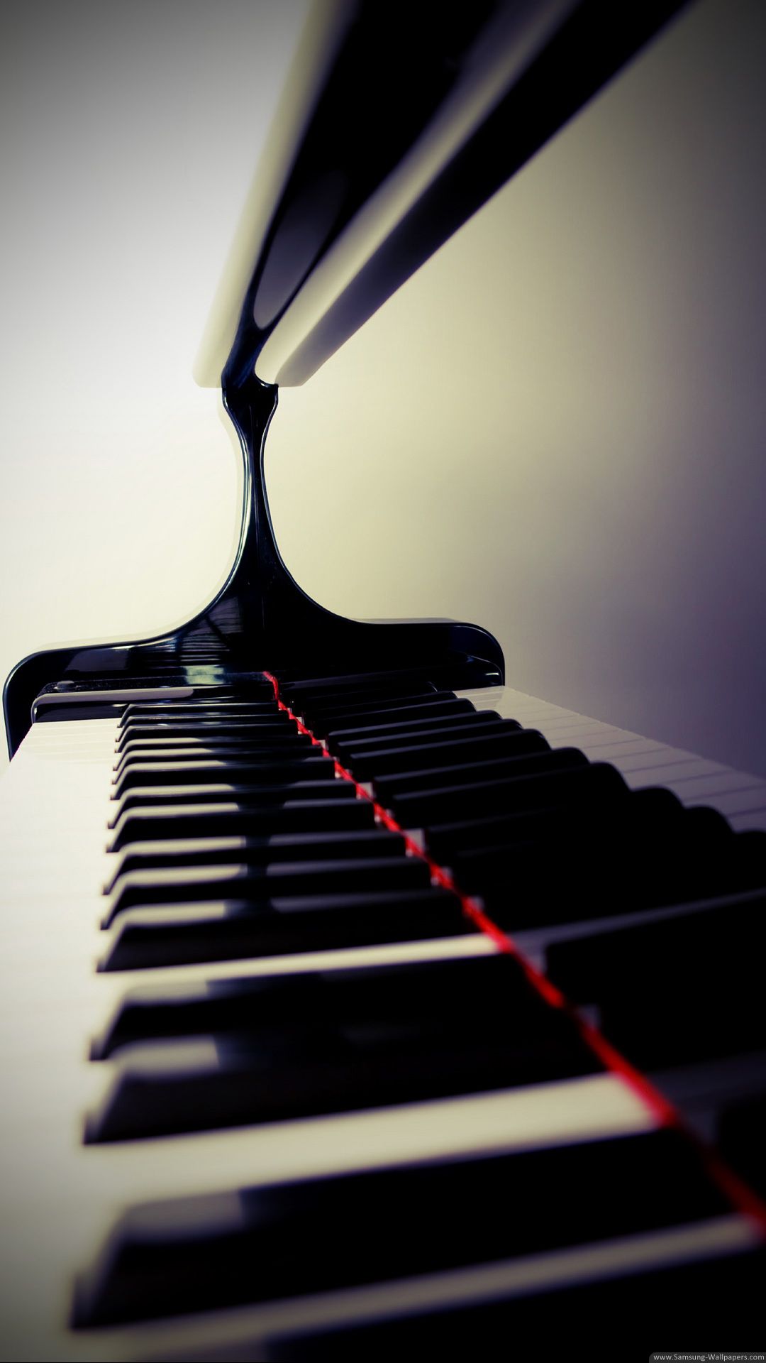 Tasti pianoforte primo piano, 1080x1920 Full HD Verticale, Smartphone