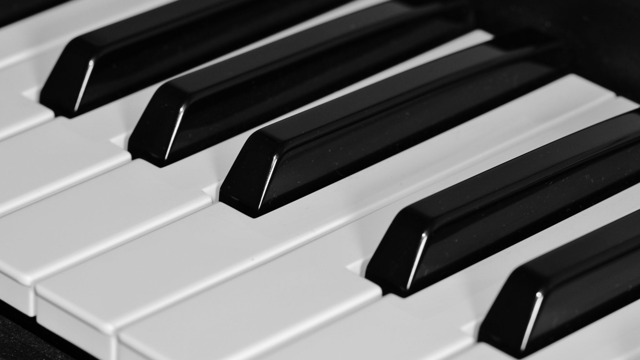 Tasti pianoforte bianco e nero, 2048x1152 Hi-Res, Desktop