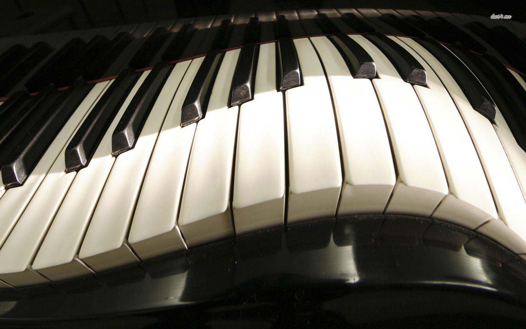 Tasti di pianoforte curvi, 1680x1050 HD, Desktop