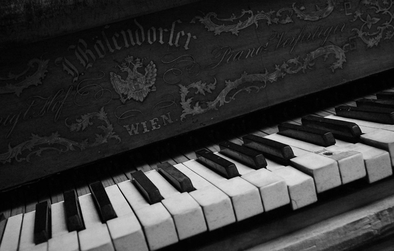 Pianoforte Bösendorfer bianco e nero, 1332x850 720p, PC