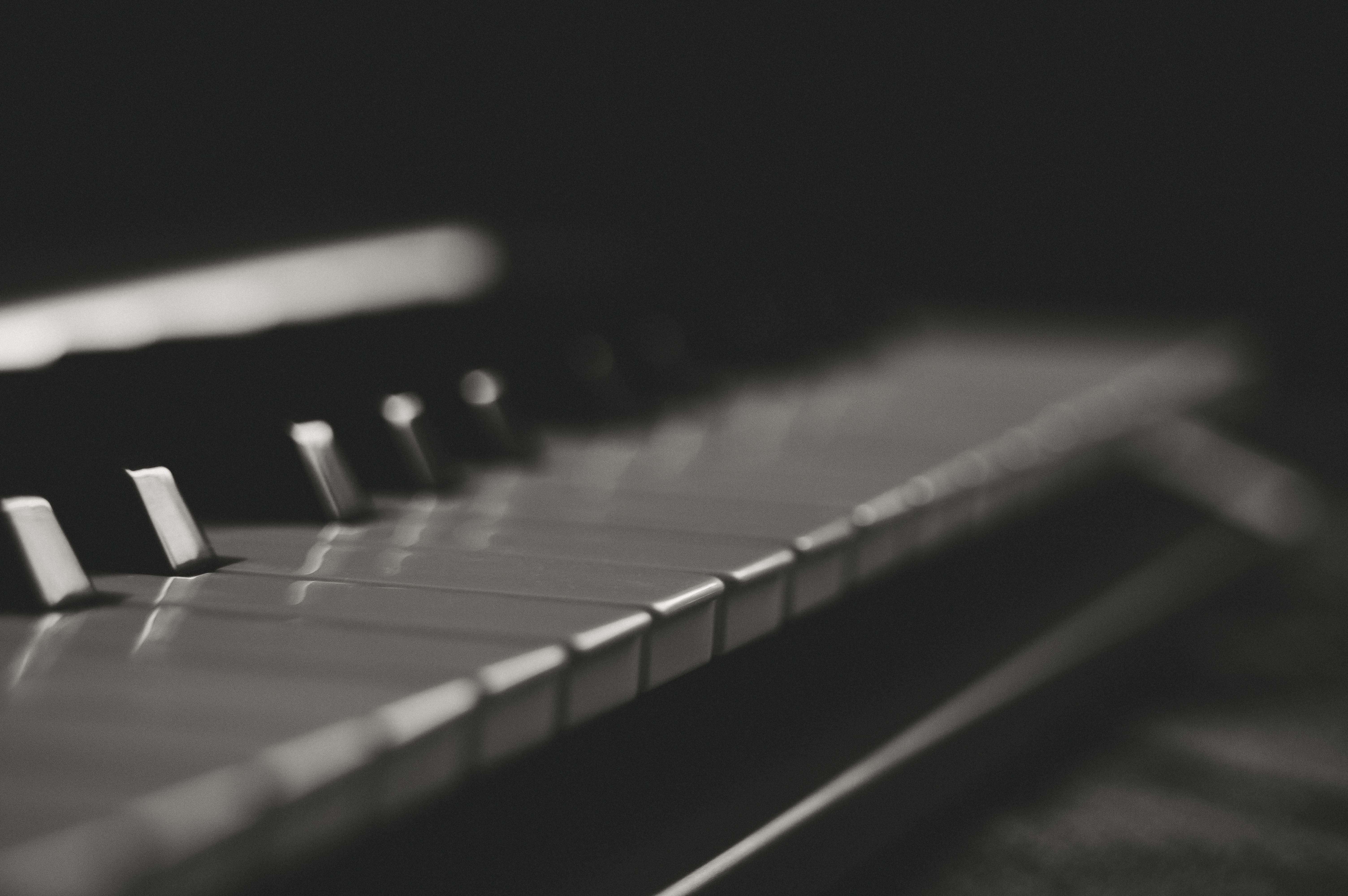 Tasti pianoforte bianco e nero, 6016x4000 UHD, PC 4K