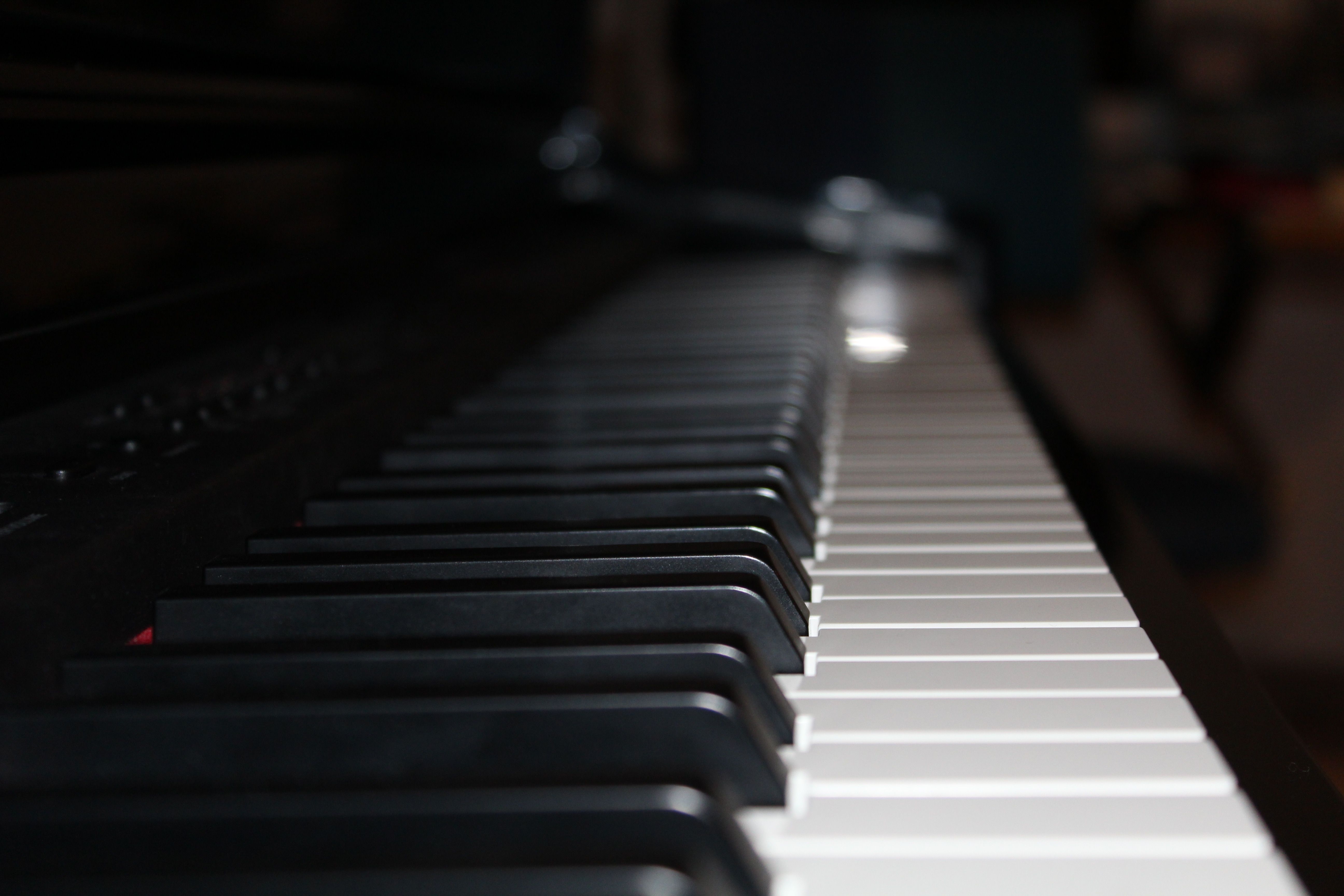 Tasti pianoforte bianchi e neri, 5184x3456 UHD, PC 4K