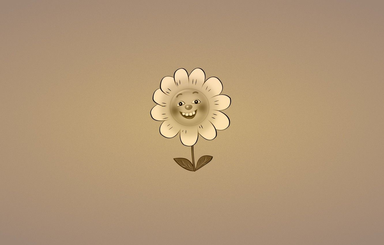 Margherita sorridente minimalista, 1332x850 720p, PC