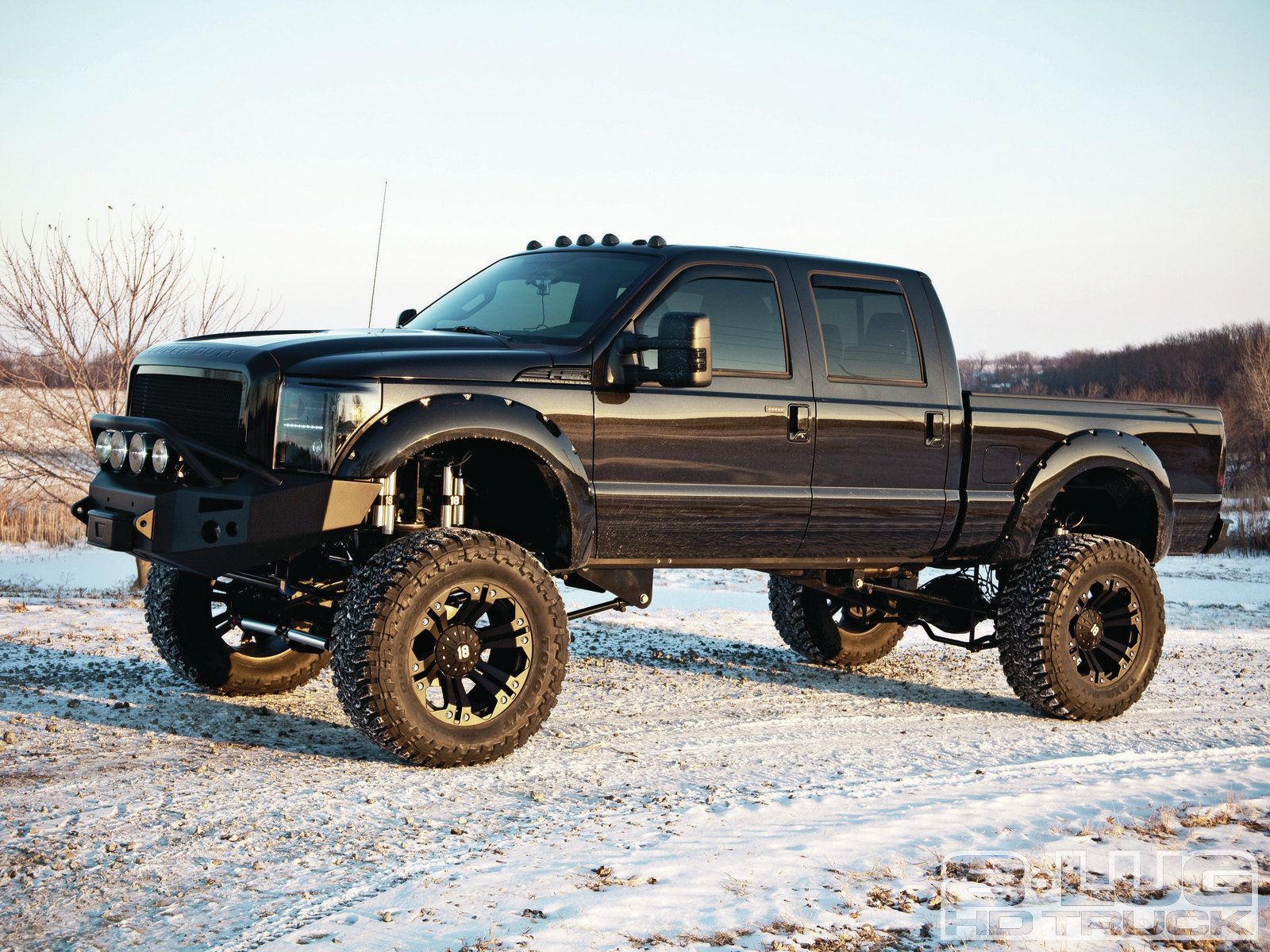 Pickup Ford nero rialzato, 1600x1200 HD Ready, Desktop