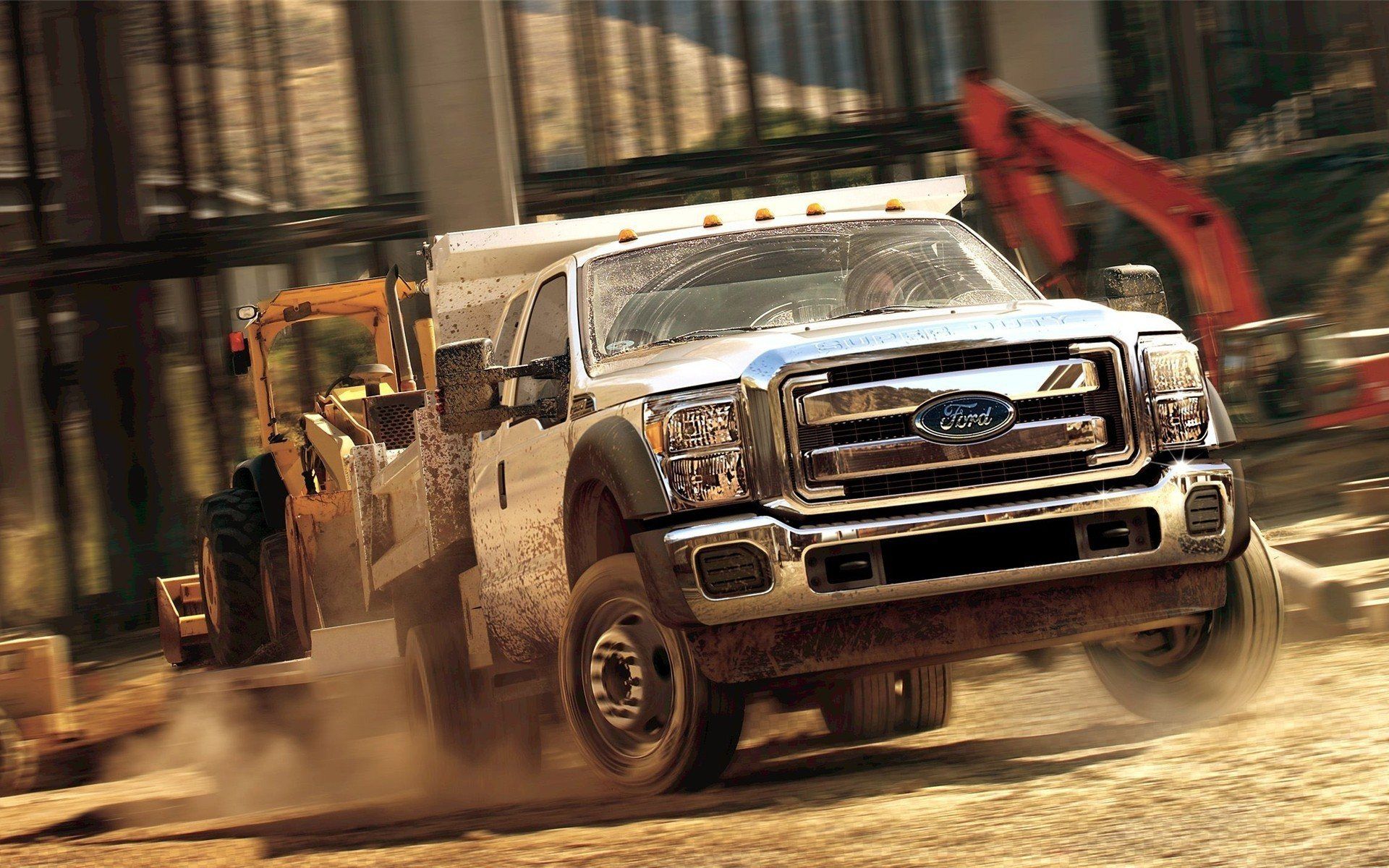 Pickup Ford bianco fangoso, 1920x1200 Full HD+ WUXGA, Desktop