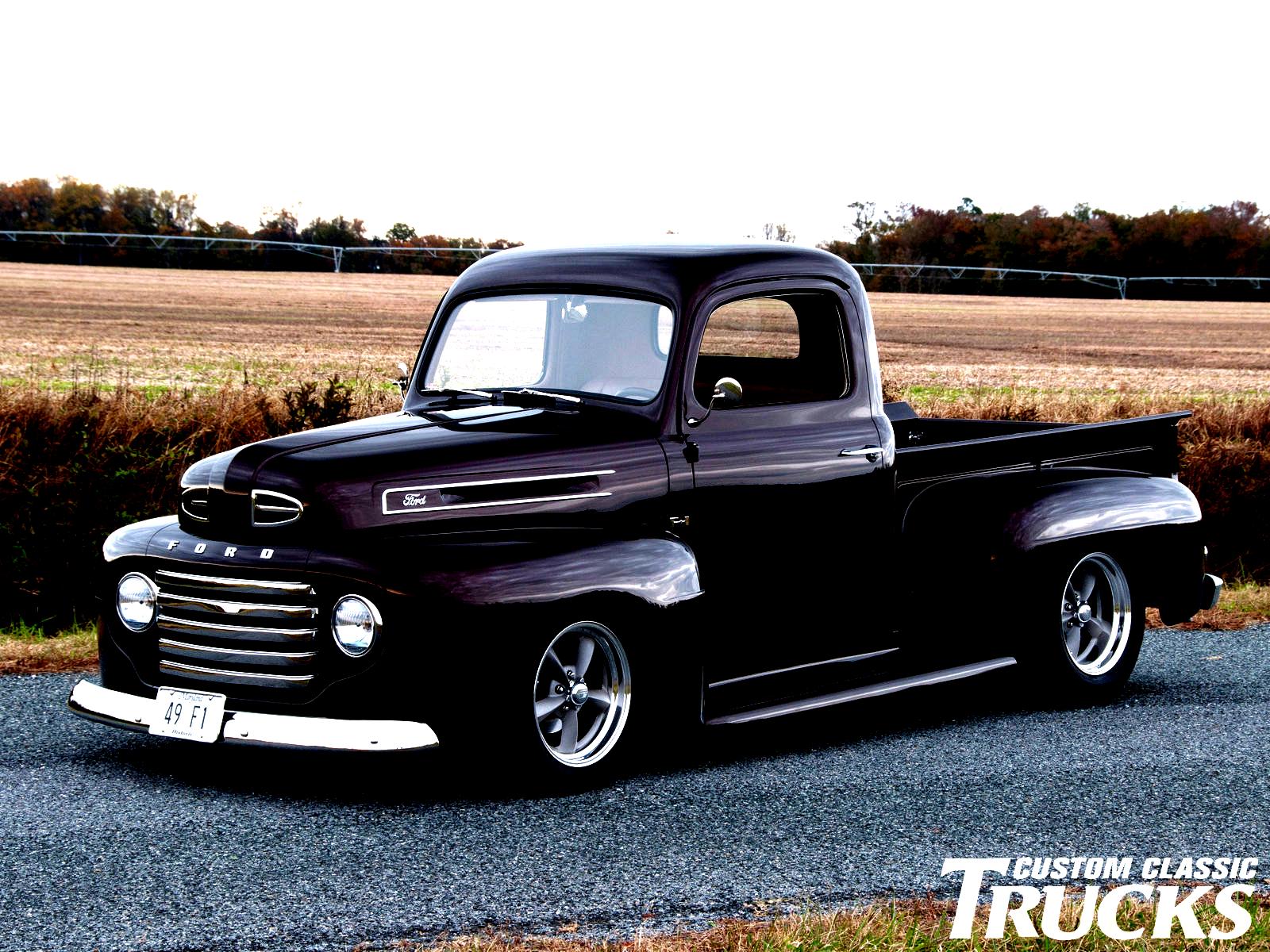 Ford pickup truck classico nero, 1600x1200 HD Ready, Desktop