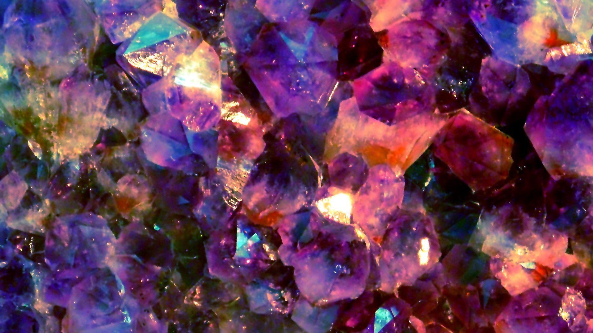 Cristalli di ametista viola, 1920x1080 Full HD 1080p, PC
