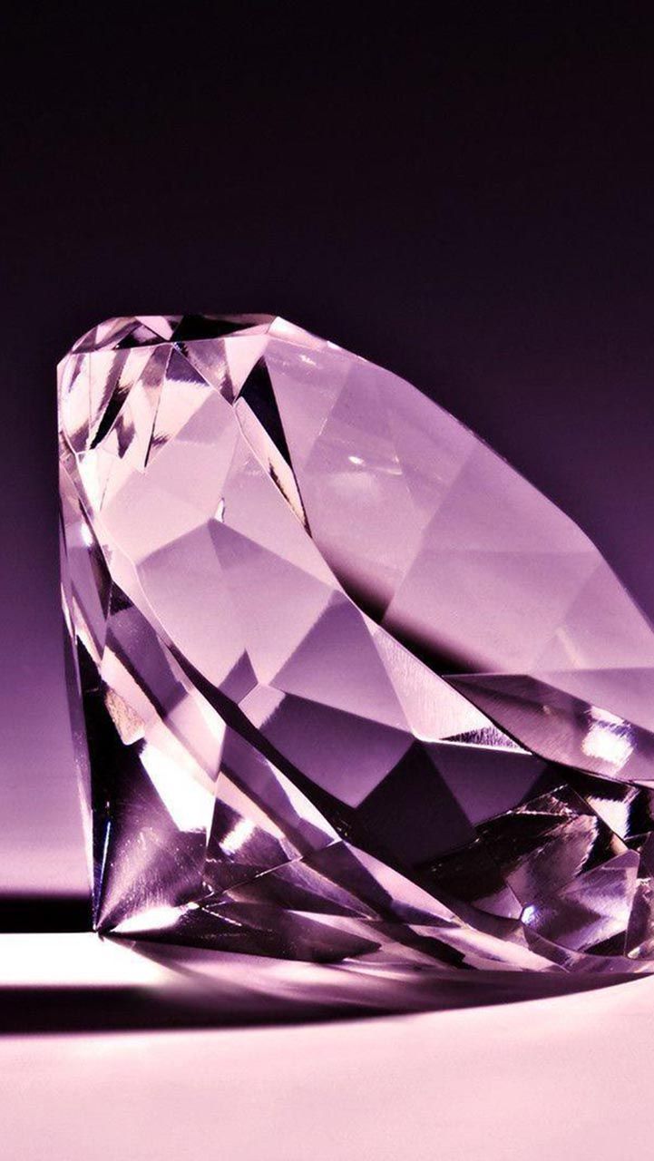 Diamante viola sfaccettato, 721x1280 Full HD Verticale, Smartphone