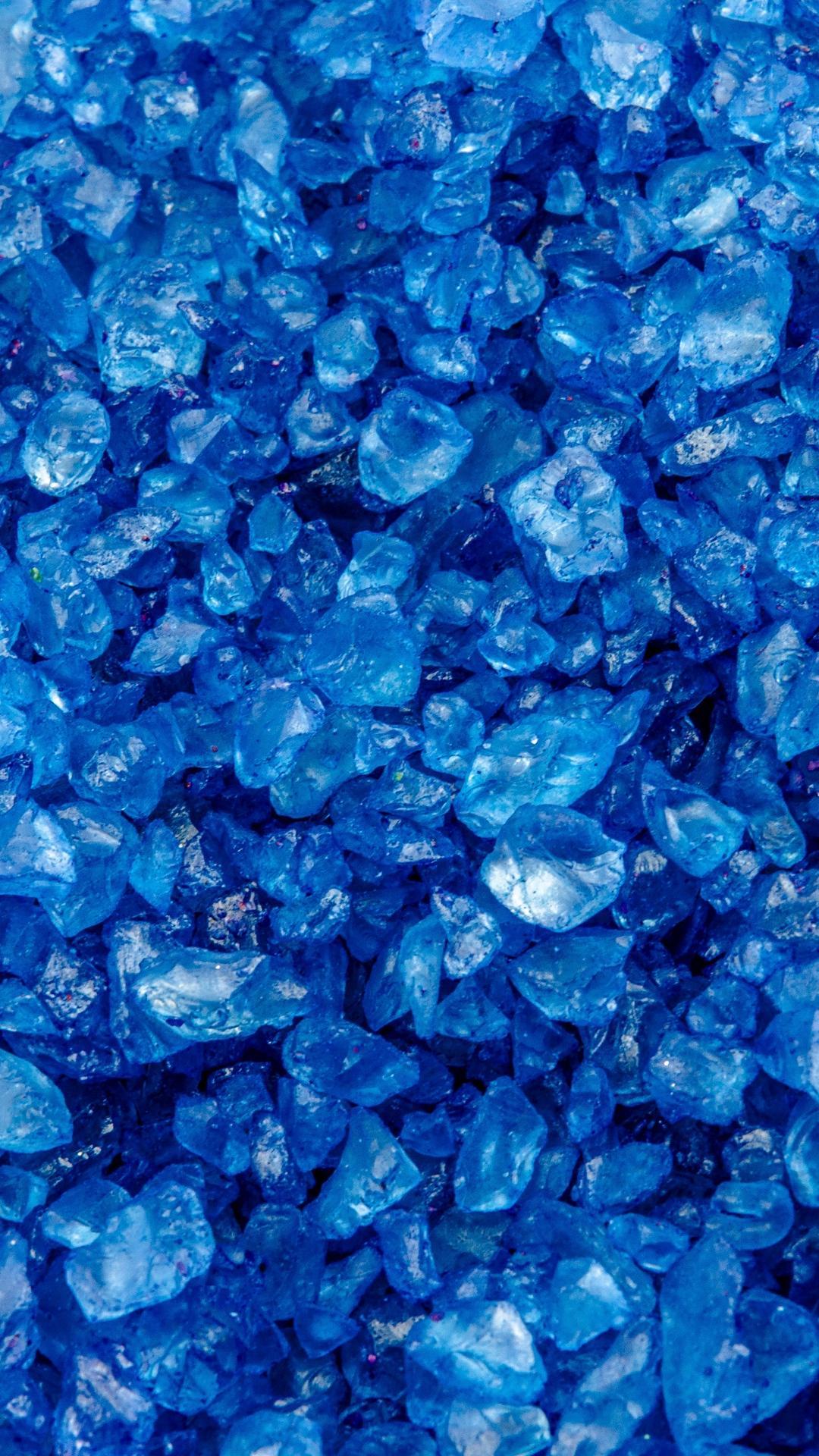 Cristalli di pietre blu, 1080x1920 Verticale, Telefono