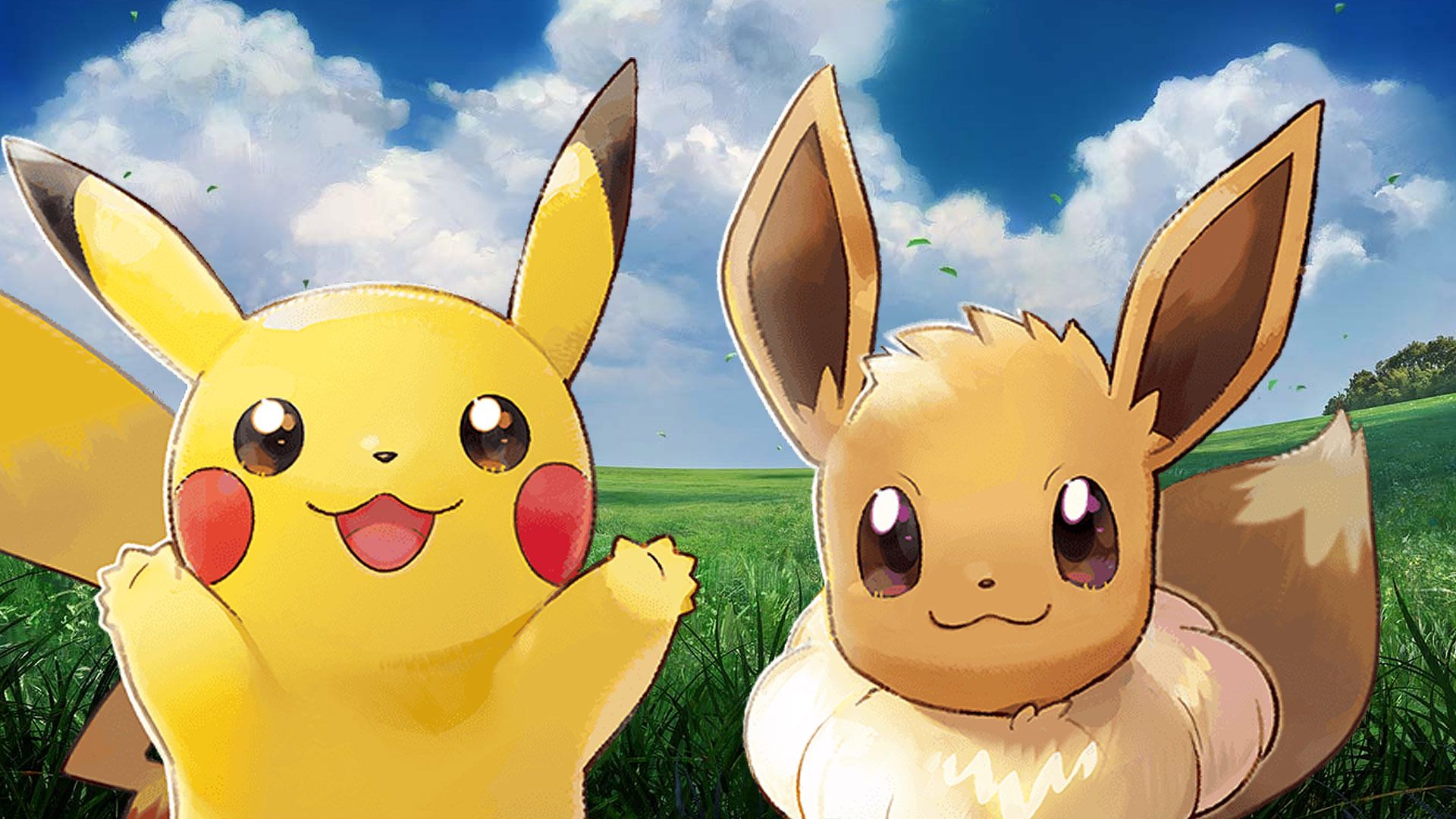 Pikachu ed Eevee, 1920x1080 Full HD, Desktop