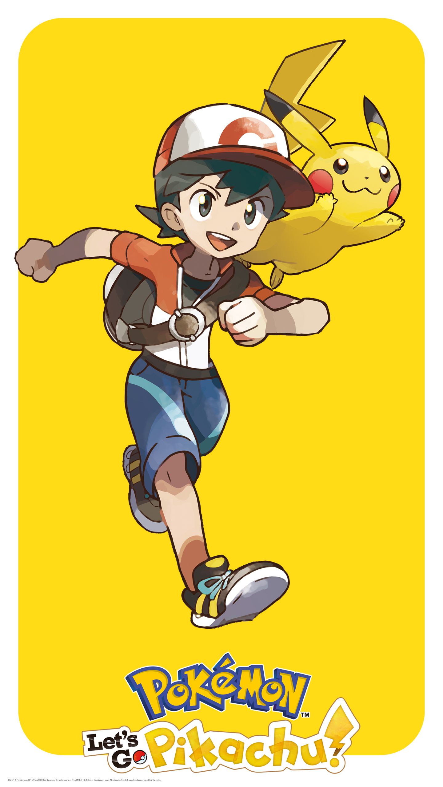 Pikachu ed Eevee, allenatore Pokémon, 1440x2560 Full HD Verticale, Samsung Galaxy