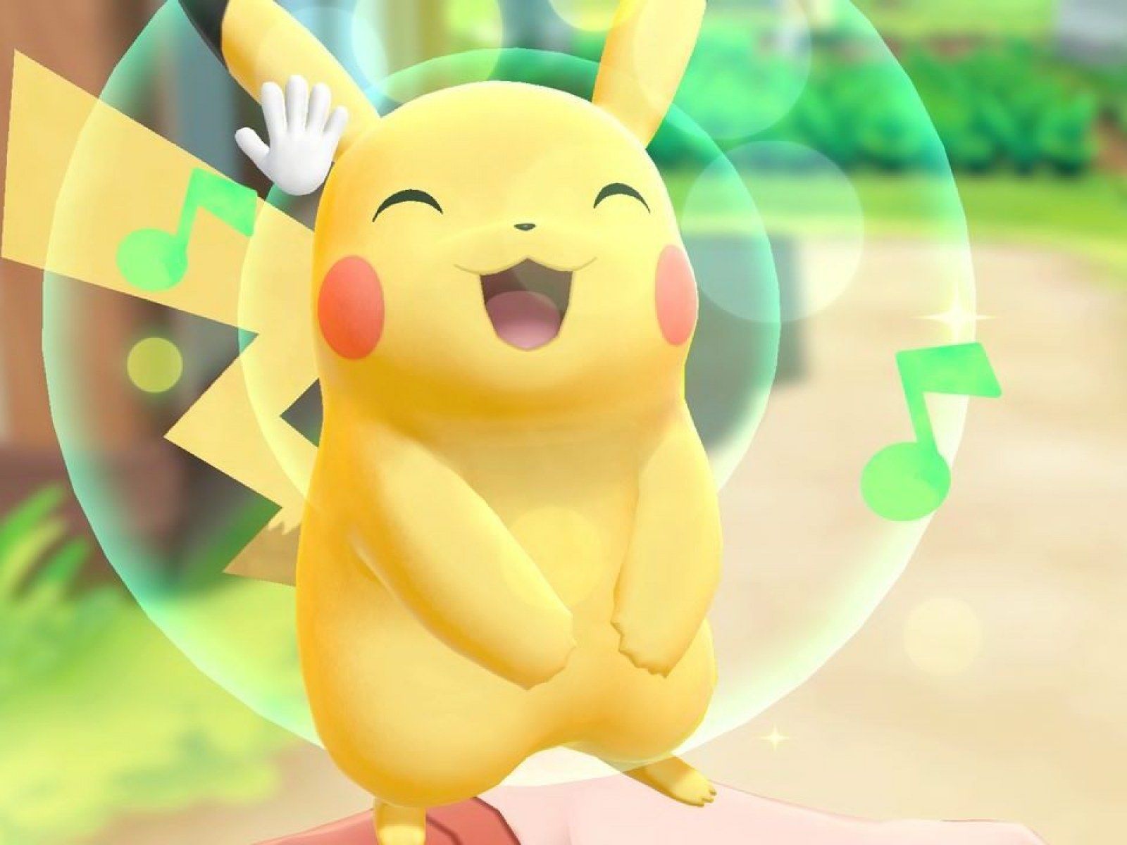 Pikachu felice, Pokémon, 1600x1200 HD, PC