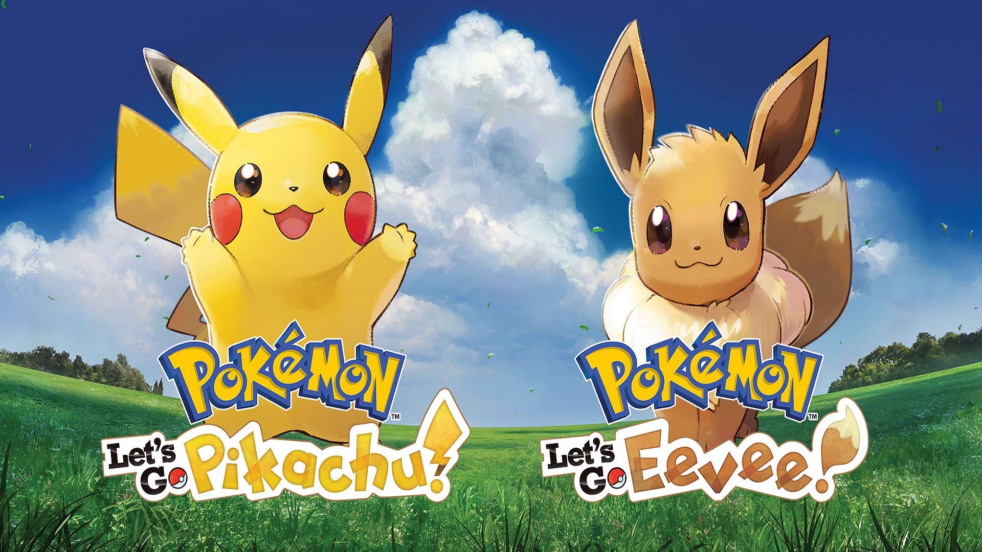 Pikachu ed Eevee, Pokemon, Nintendo, 1920x1080 Full HD, Desktop