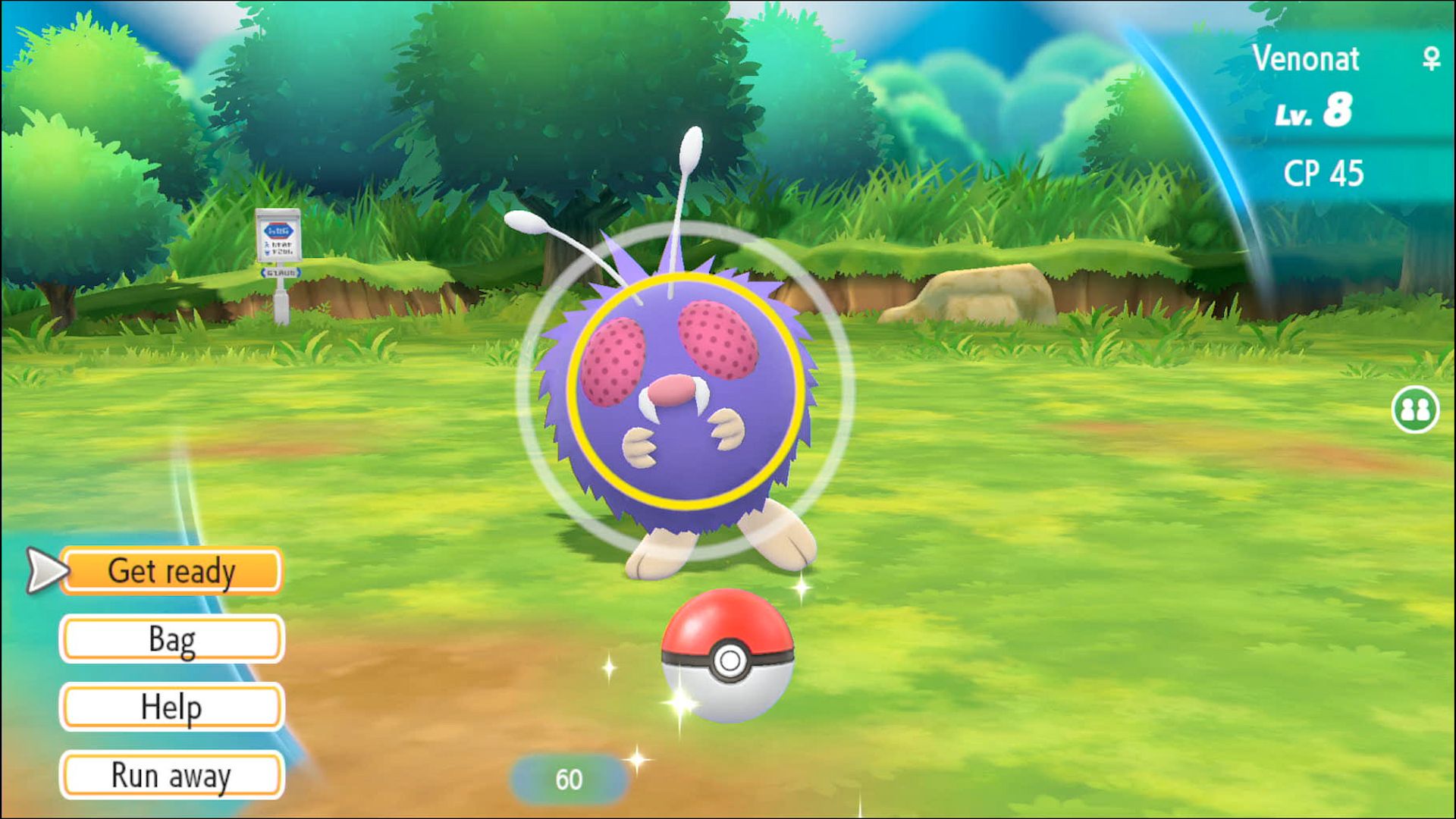 Screenshot combattimento Pokemon Venonat, 1920x1080 1080p, Desktop