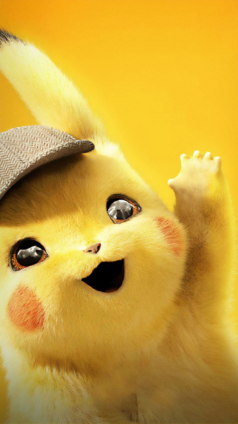 Detective Pikachu con cappello, 800x1422 Full HD Verticale, iPhone Plus