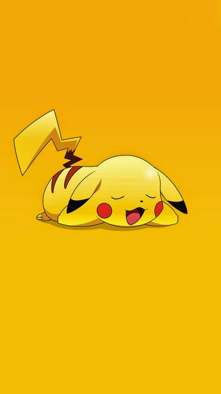 Pikachu addormentato cartone, 750x1334 Full HD Verticale, iPhone