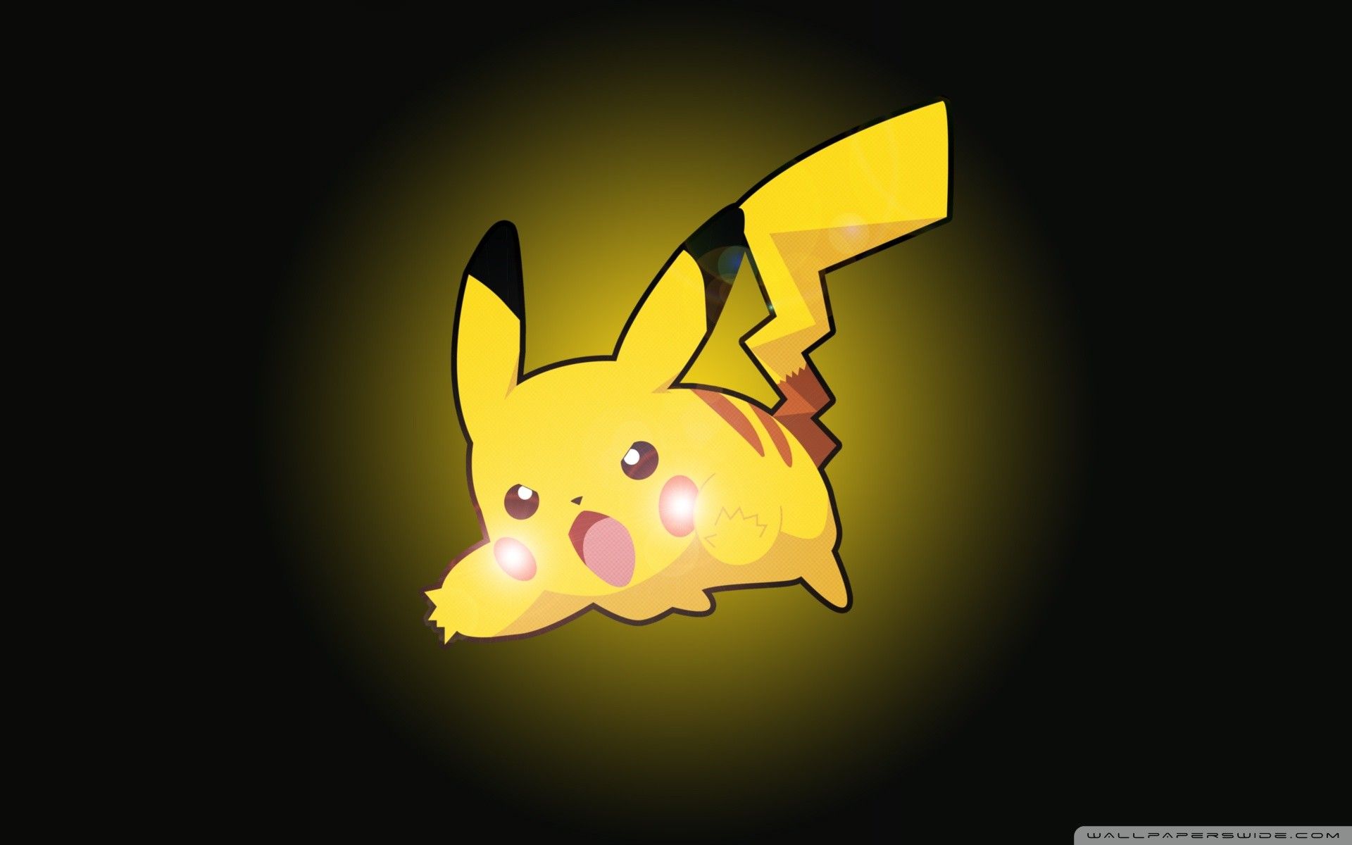 Pikachu sfondo nero giallo, 1920x1200 Full HD+, iMac