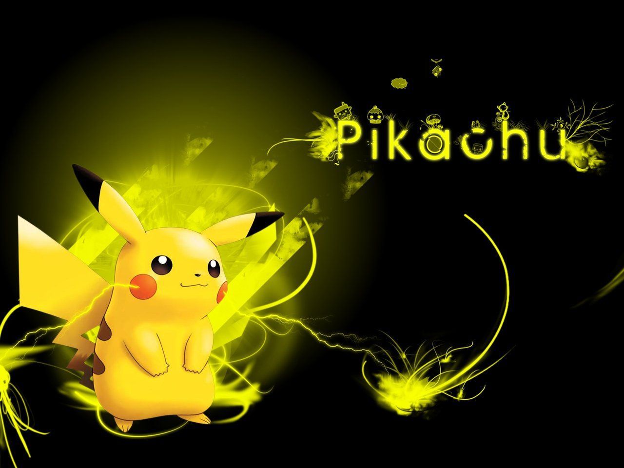 Pikachu Pokémon giallo, 1280x960 HD, Desktop