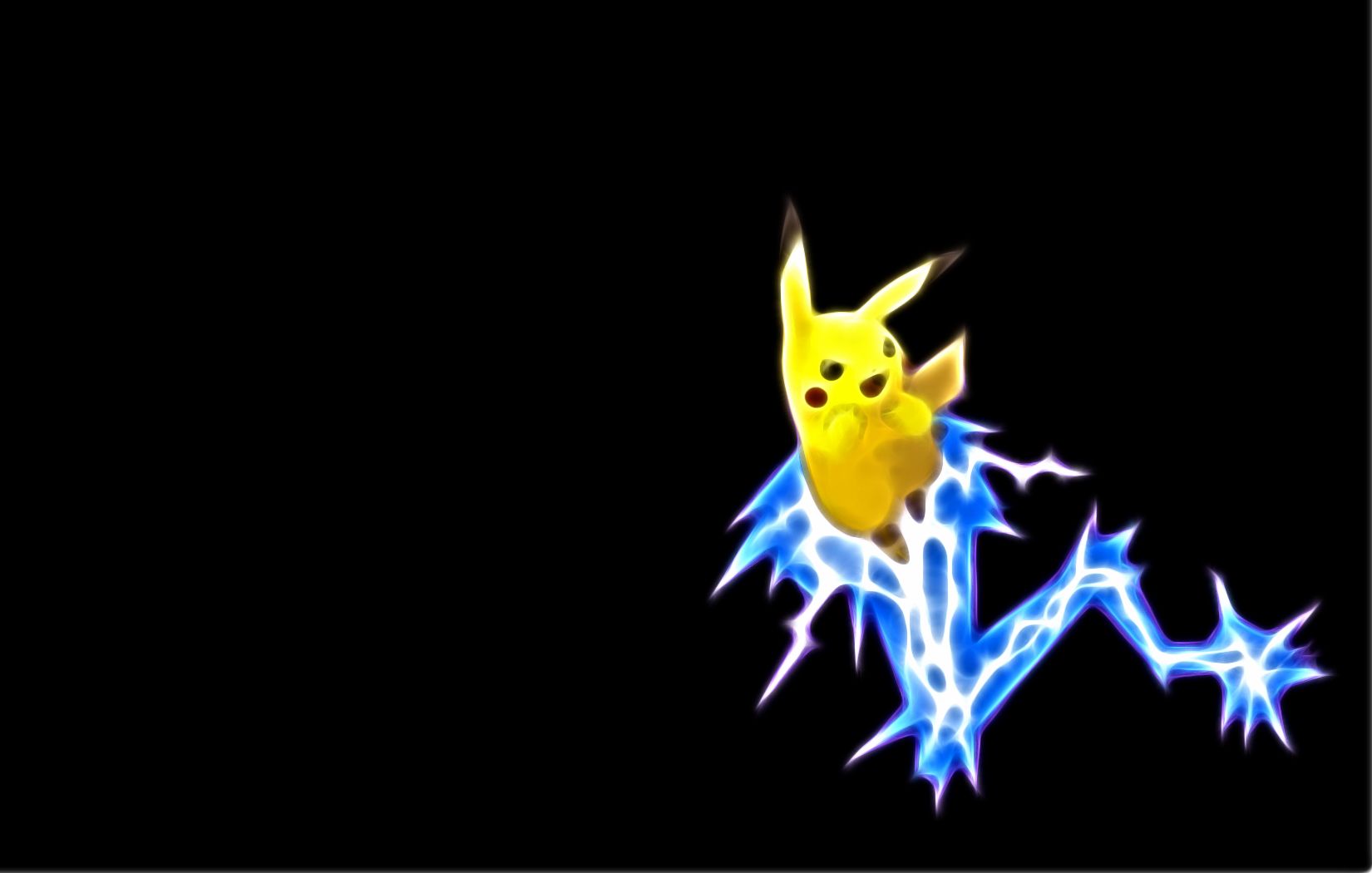 Pikachu con fulmini elettrici, 1650x1050 HD Ready, Notebook Gaming