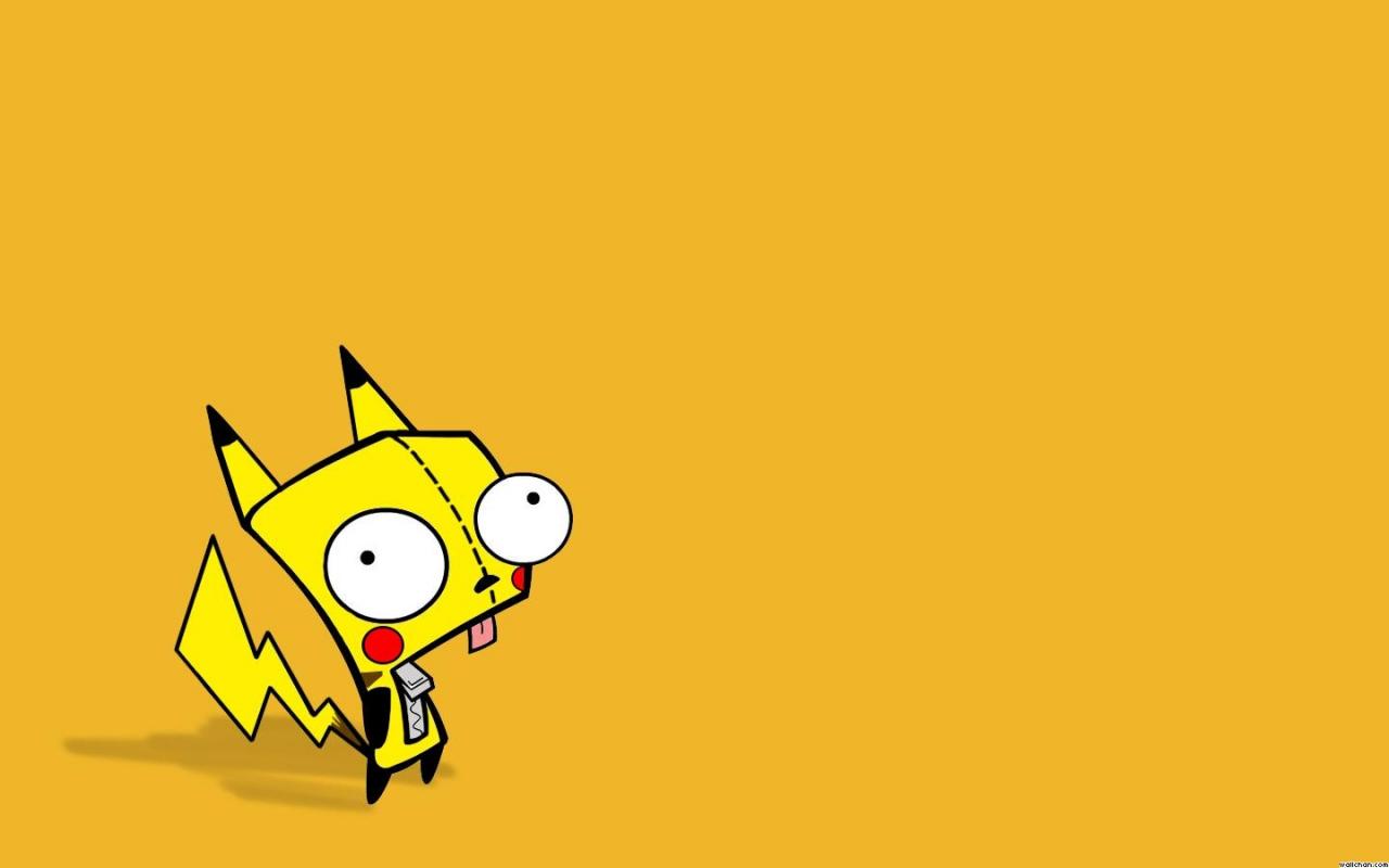 Pikachu stile Simpson, serie animata, 1280x800 720p, Laptop
