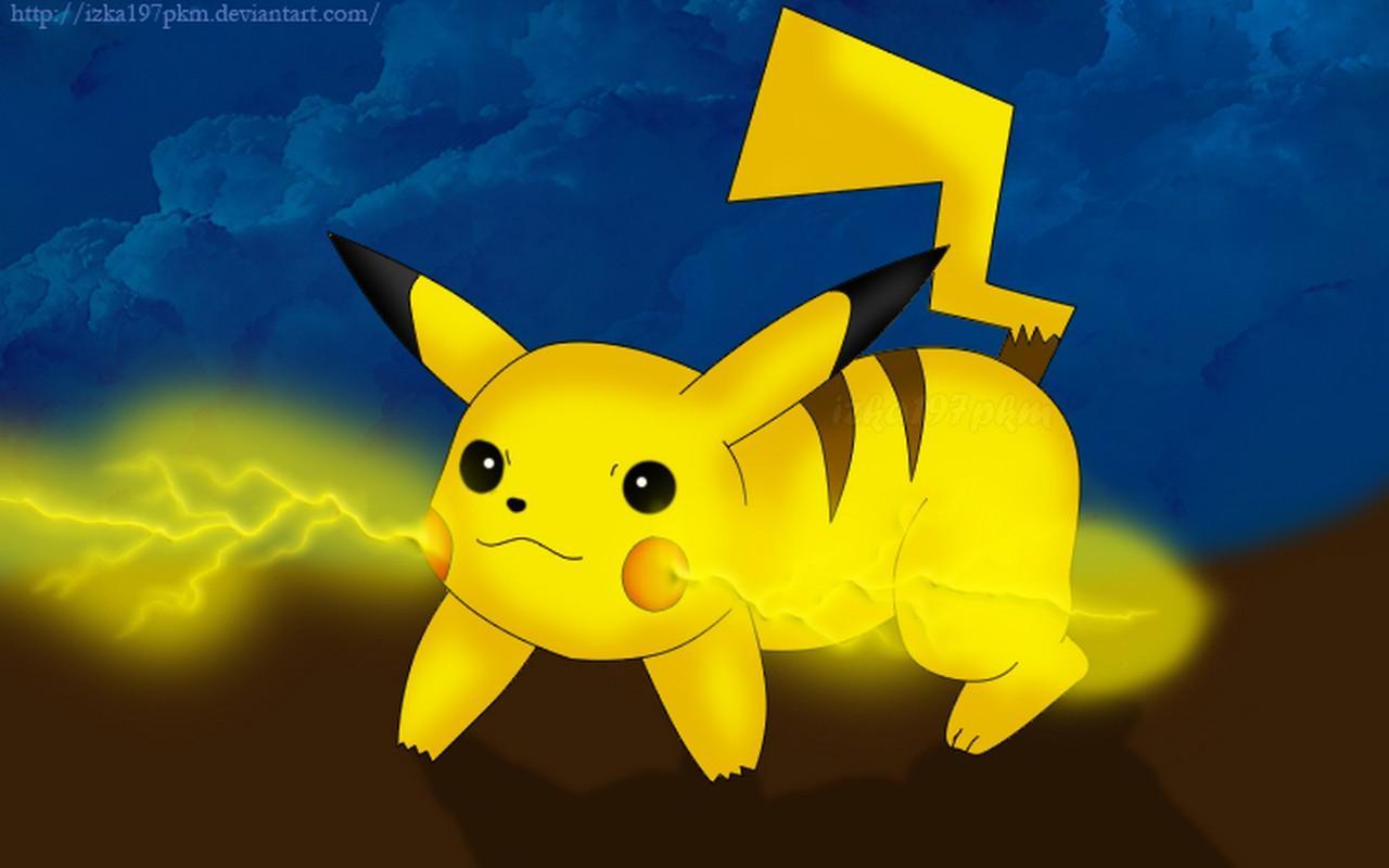 Pikachu con fulmini, 1280x800 720p, MacBook Air