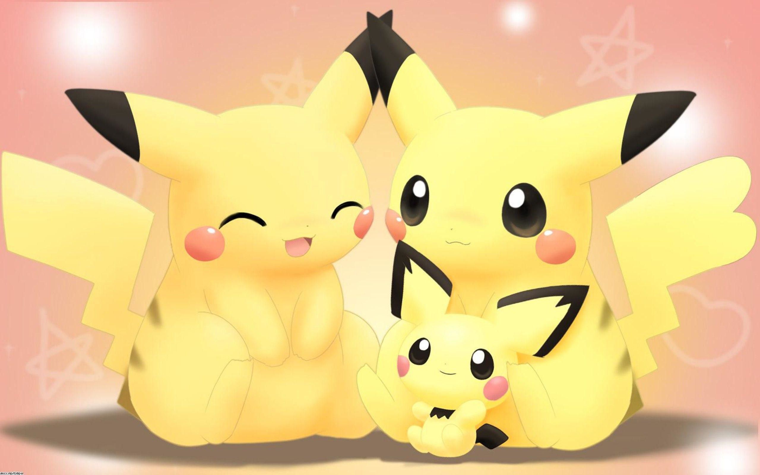 Famiglia Pikachu Pokemon, Pokémon, 2560x1600 2K+, Desktop
