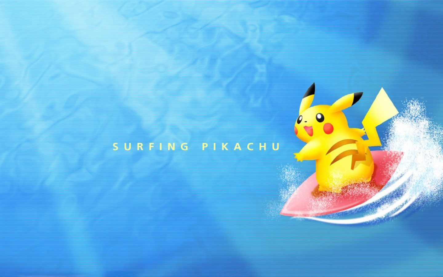 Pikachu su tavola surf, 1440x900 HD, Desktop