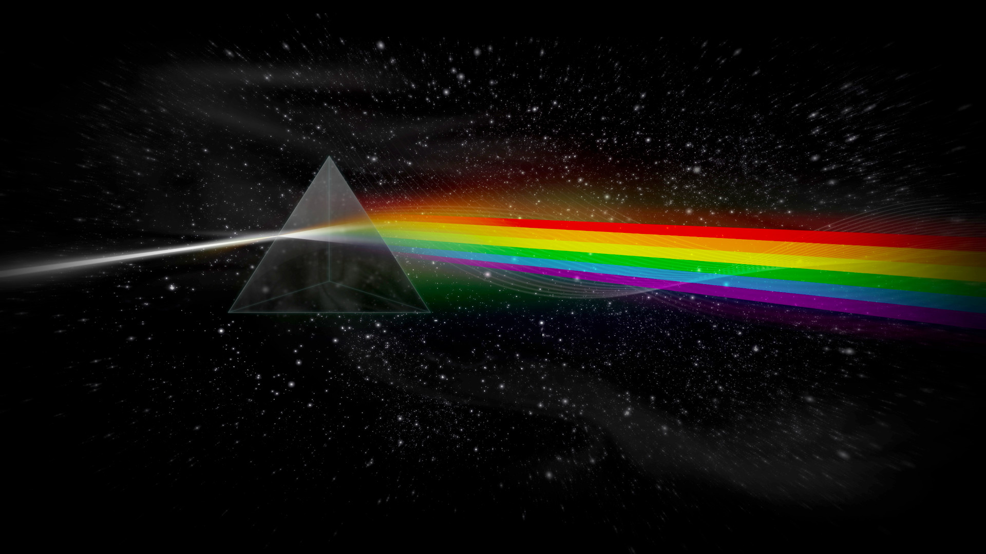Prisma arcobaleno Dark Side of the Moon, 1920x1080 Full HD, PC