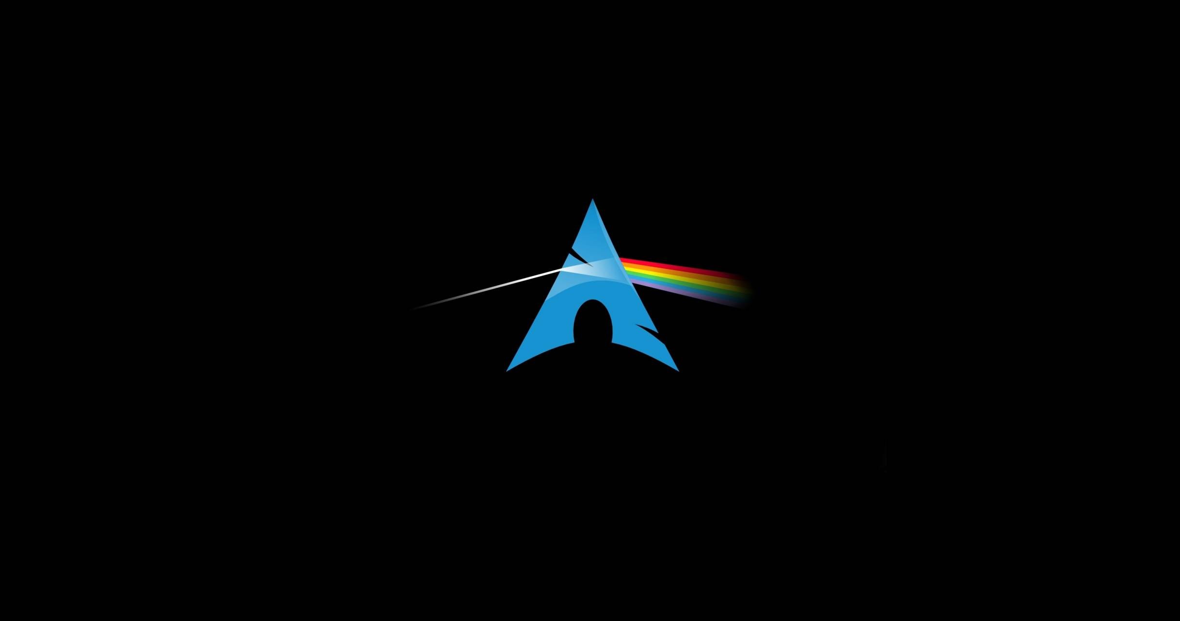 Prisma Arch Linux Pink Floyd, 2434x1280 Hi-Res, Desktop