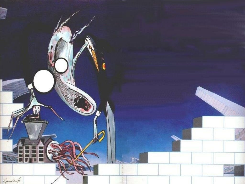 Pink Floyd The Wall arte, 1024x768 HD, iMac